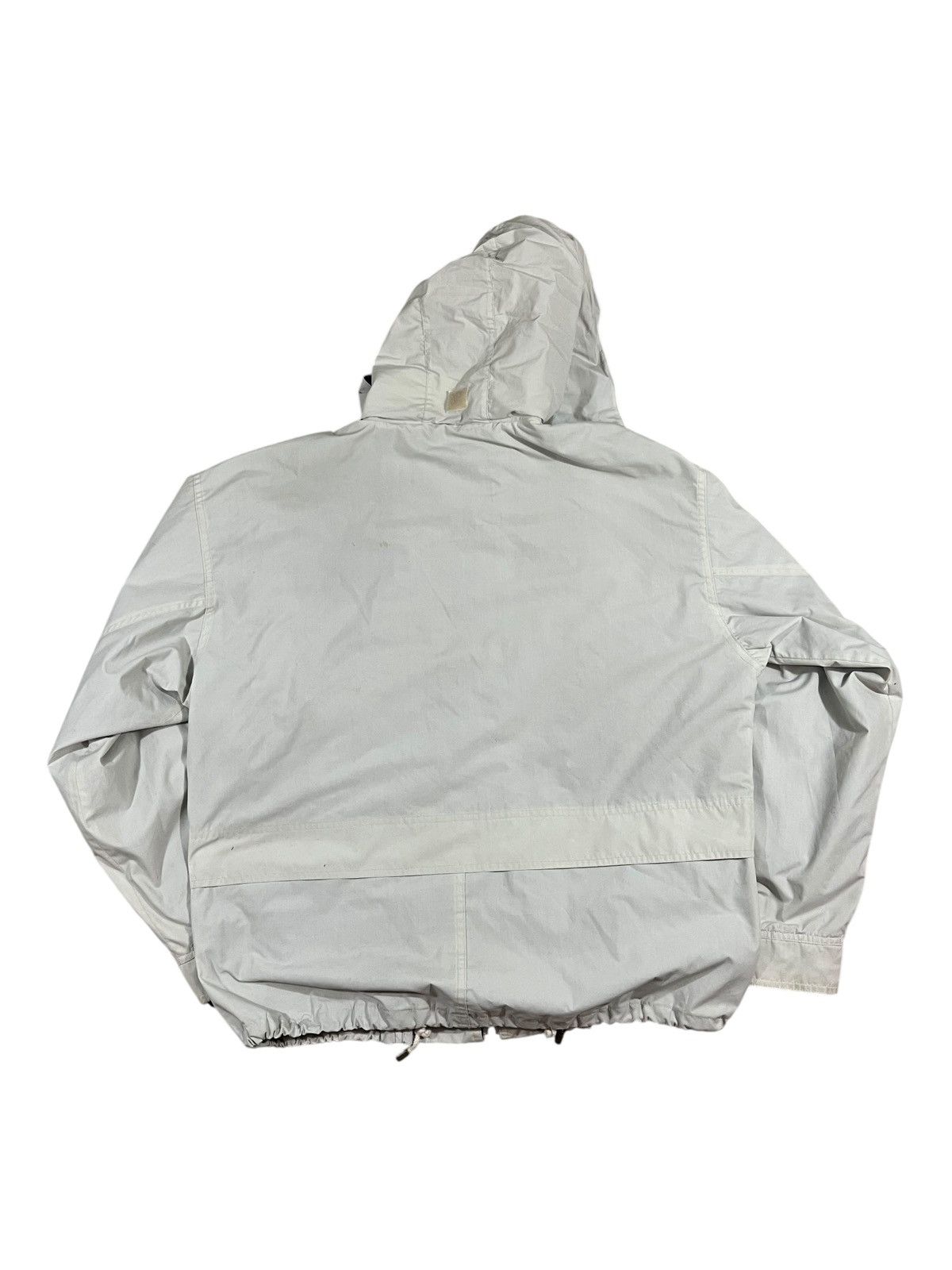 Vintage Vintage Fireman Clasp Windbreaker Jacket White Size US L / EU 52-54 / 3 - 2 Thumbnail
