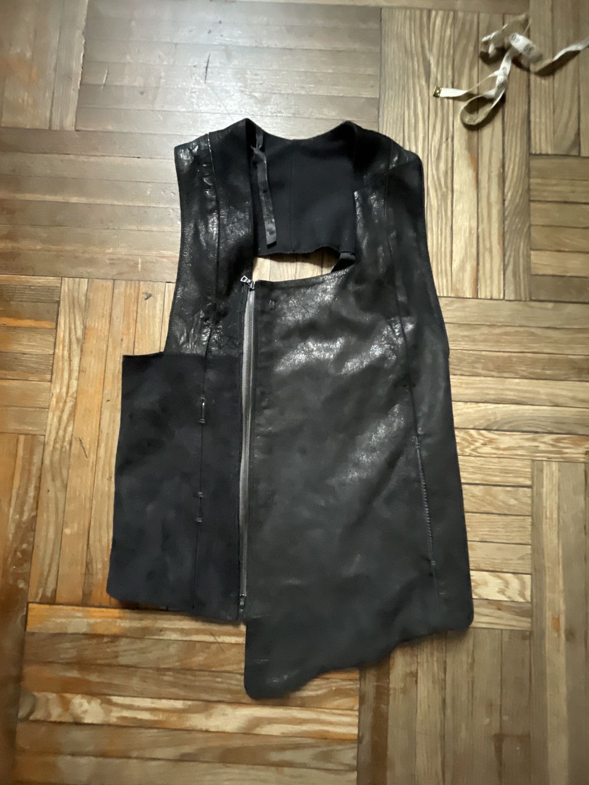 Boris Bidjan Saberi Boris B S leather vest Size US S / EU 44-46 / 1 - 1 Thumbnail