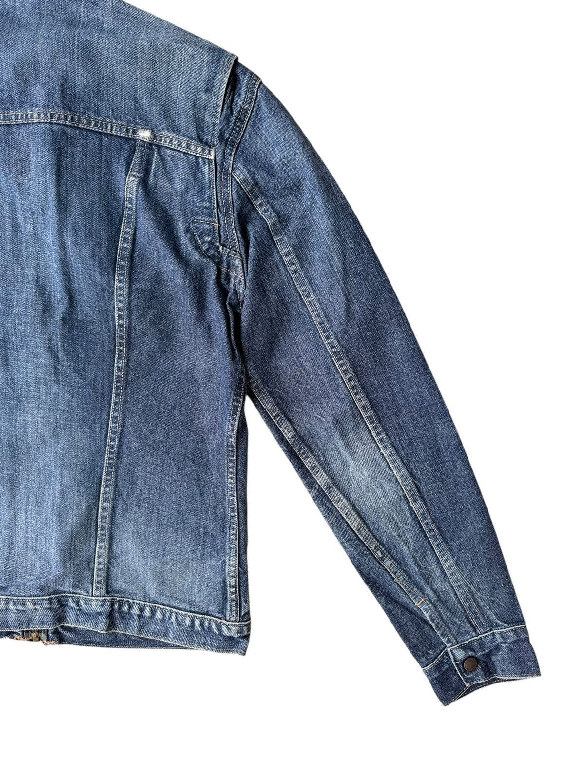 Levi's Vintage Clothing × Vintage × Wrangler Vintage Distressed Wrangler Trucker Denim Size US M / EU 48-50 / 2 - 12 Thumbnail
