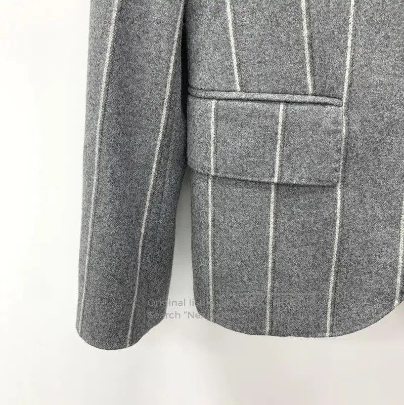 Thom Browne Thom Browne Gray Wool Women's Blazer . Size XS / US 0-2 / IT 36-38 - 4 Thumbnail