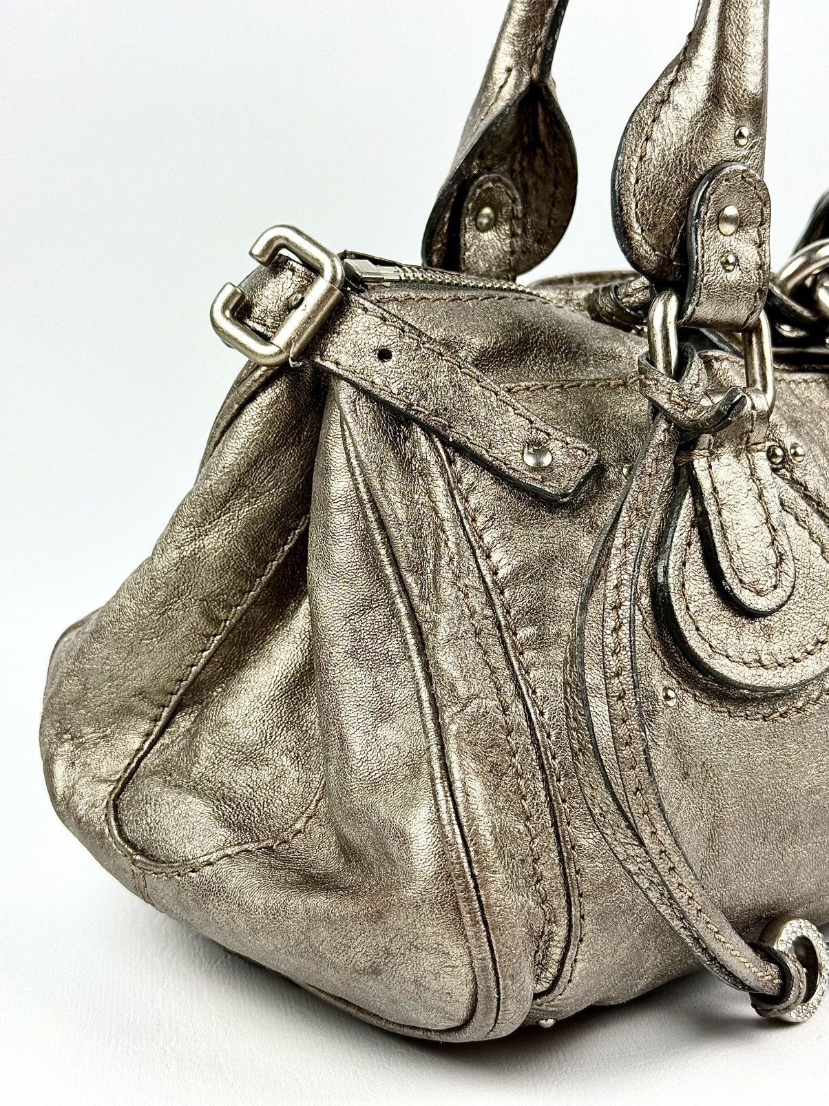 Chloe Chloe - Phoebe Philo - Silver - Swarovski - Paddington Bag Size ONE SIZE - 4 Thumbnail