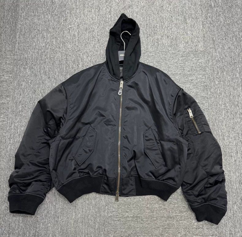 Balenciaga black embroidered bomber jacket by Balenciaga Size US XS / EU 42 / 0 - 2 Thumbnail