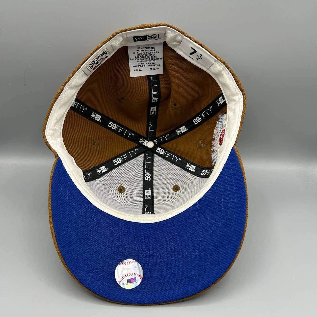 New Era Chicago Cubs Hat Men 7 1/2 Brown All Star Game MLB Fitted Size ONE SIZE - 2 Thumbnail