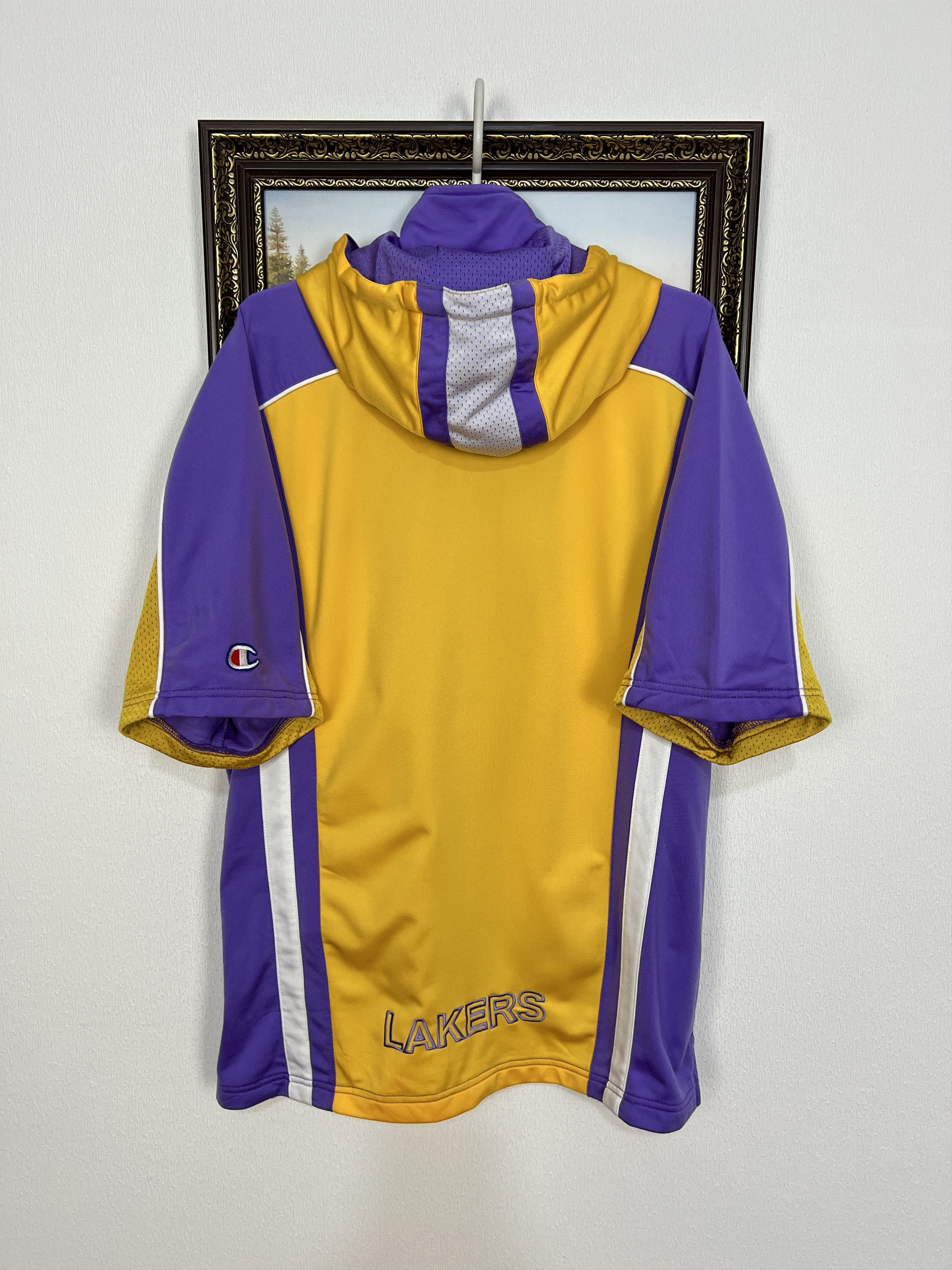 Starter Los Angeles Lakers Warm Up Shooting Jersey Hooded NBA Size US M / EU 48-50 / 2 - 9 Thumbnail