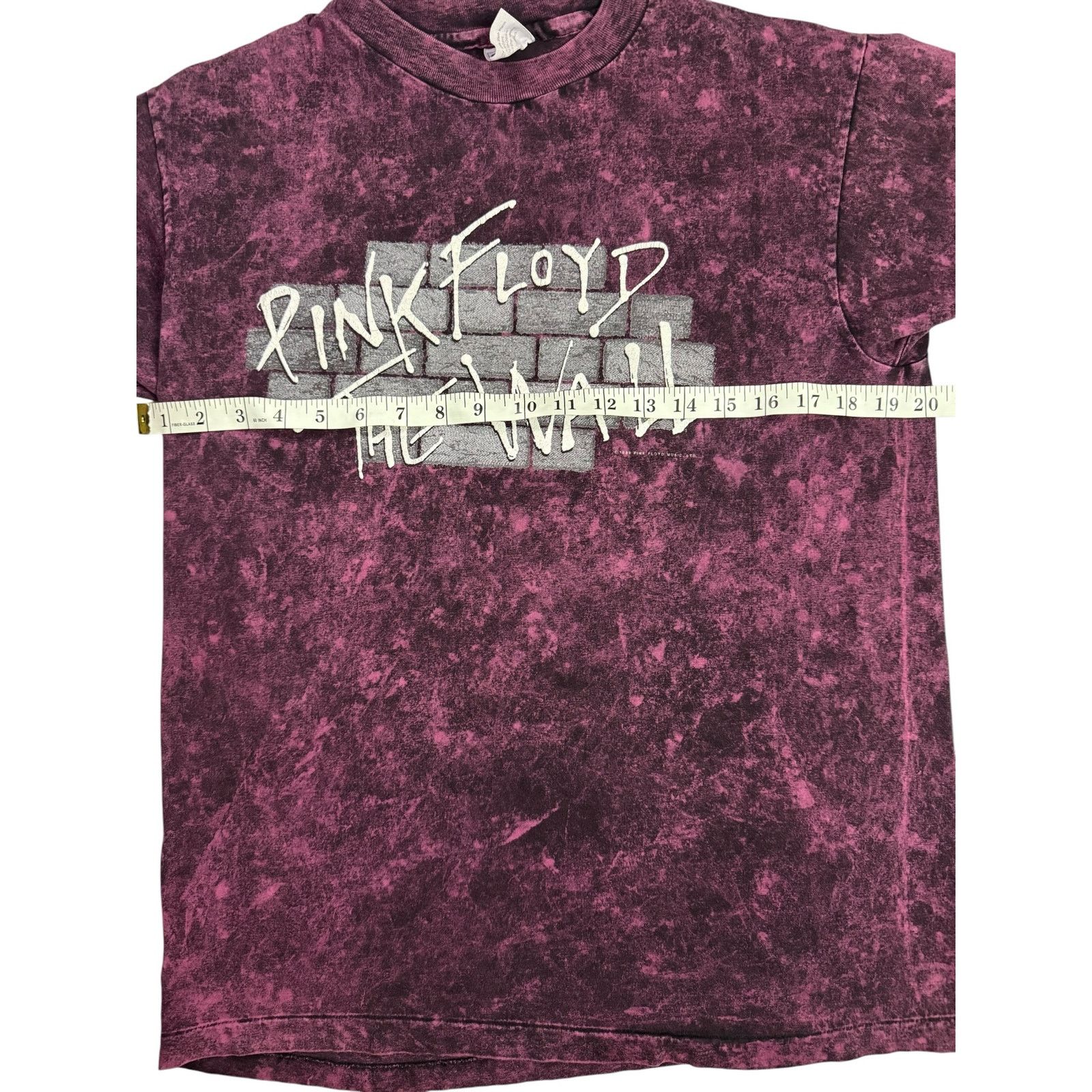 Pink Floyd Vintage 1982 Pink Floyd The Wall Shirt Single Stitch Tie Dye Size US L / EU 52-54 / 3 - 11 Thumbnail