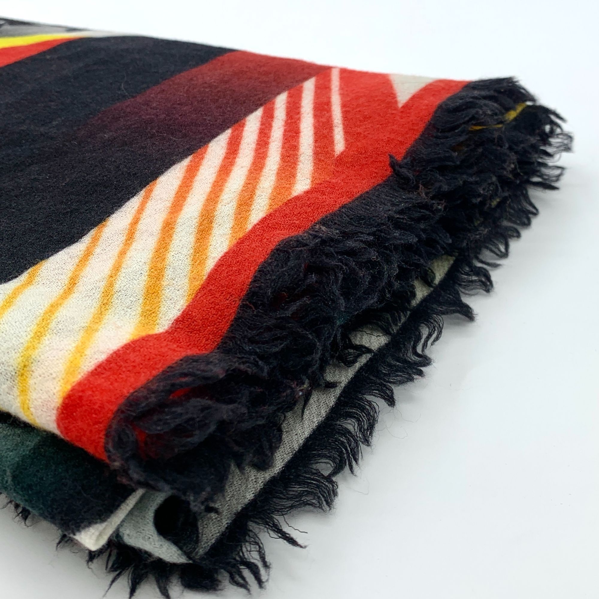 Louis Vuitton Louis Vuitton Striped Wool Fringe Scarf (193x137cm) Size ONE SIZE - 7 Thumbnail