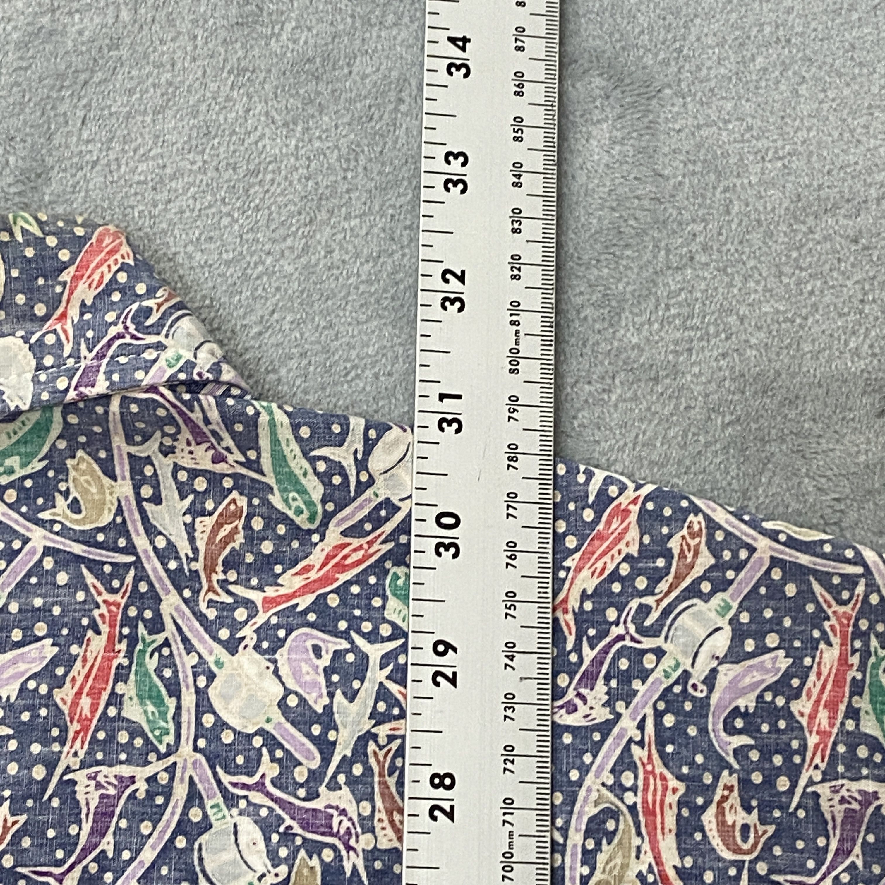 Vintage KAHALA Men 2XL SALTWATER FISH SCHOOL Short Sleeve Camp Size US XXL / EU 58 / 5 - 11 Thumbnail