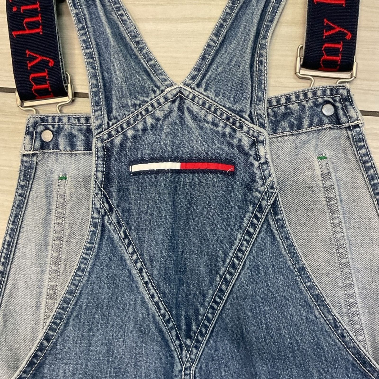 Tommy Hilfiger Vintage Tommy Hilfiger Denim Overalls Size 32 - 9 Thumbnail