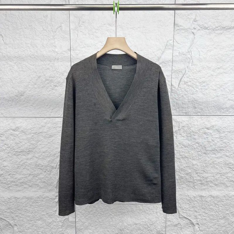 Dior Dior Women's Dark Gray Cotton Pullover 0089 Size XS / US 0-2 / IT 36-38 - 1 Thumbnail