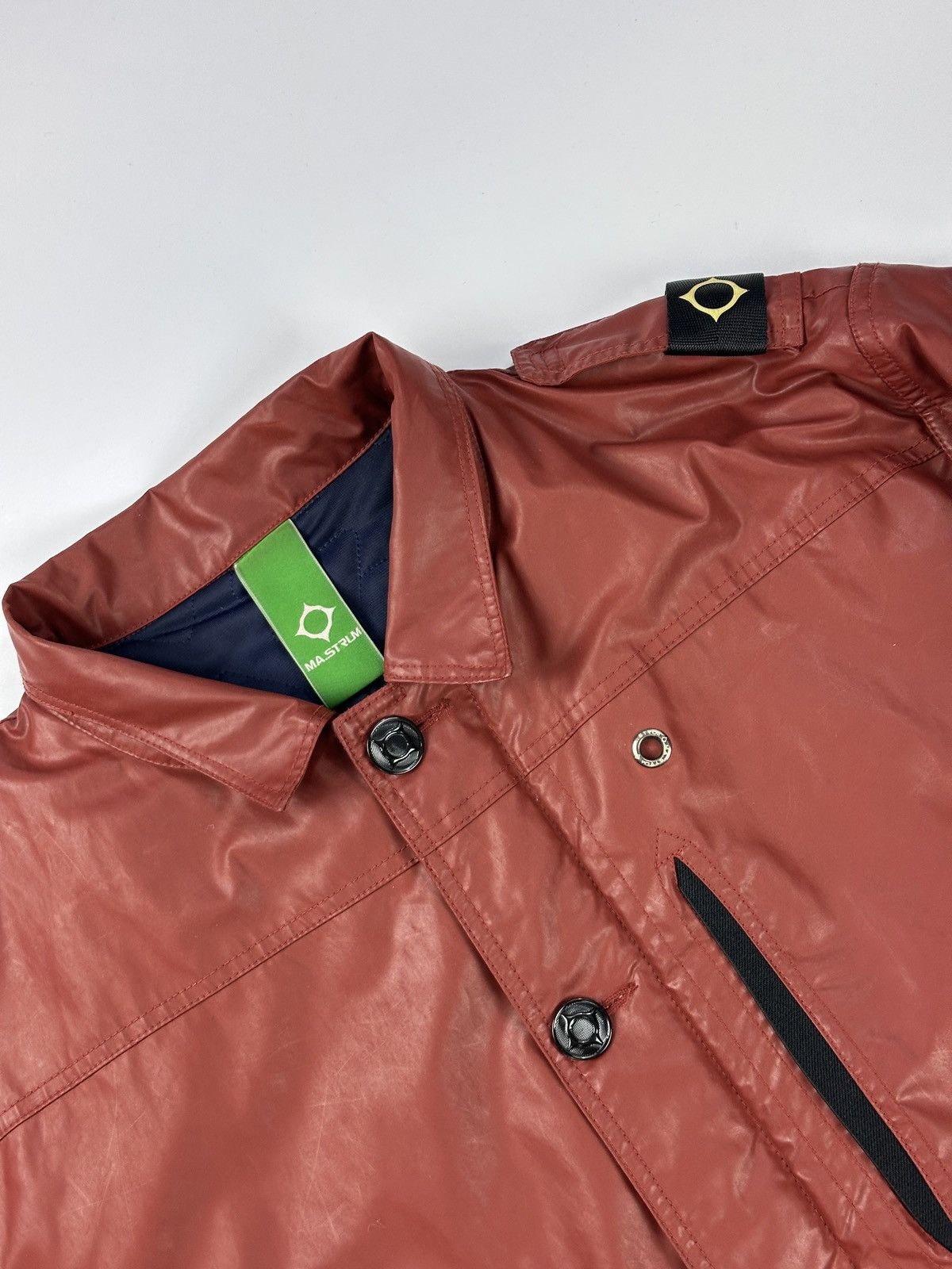 MA.STRUM MA.Strum Red/Burgundy Leather Jacket Size US XL / EU 56 / 4 - 5 Thumbnail