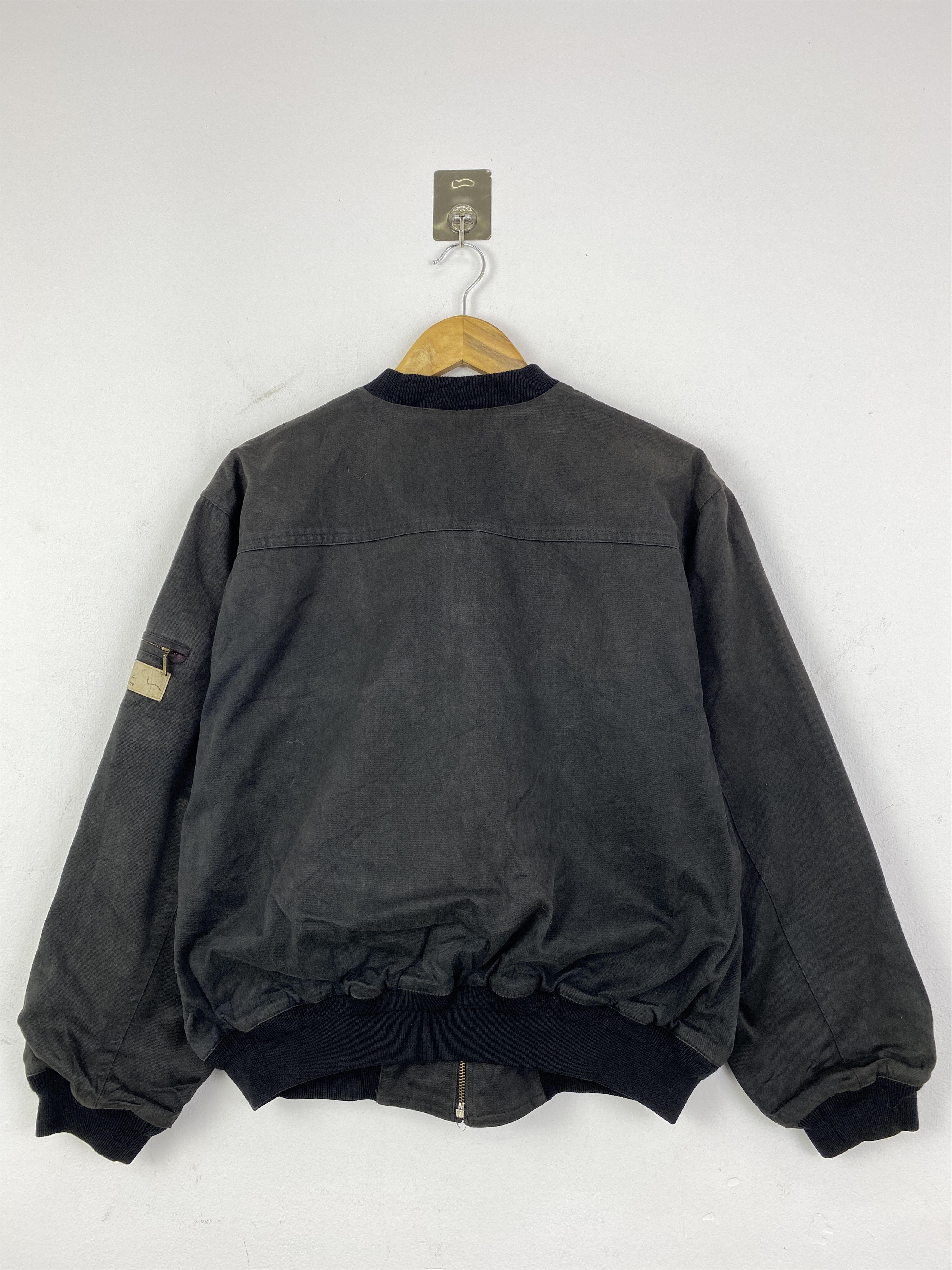 Other Vintage Bosch Black Bomber Jacket JA0208 Size US M / EU 48-50 / 2 - 2 Thumbnail