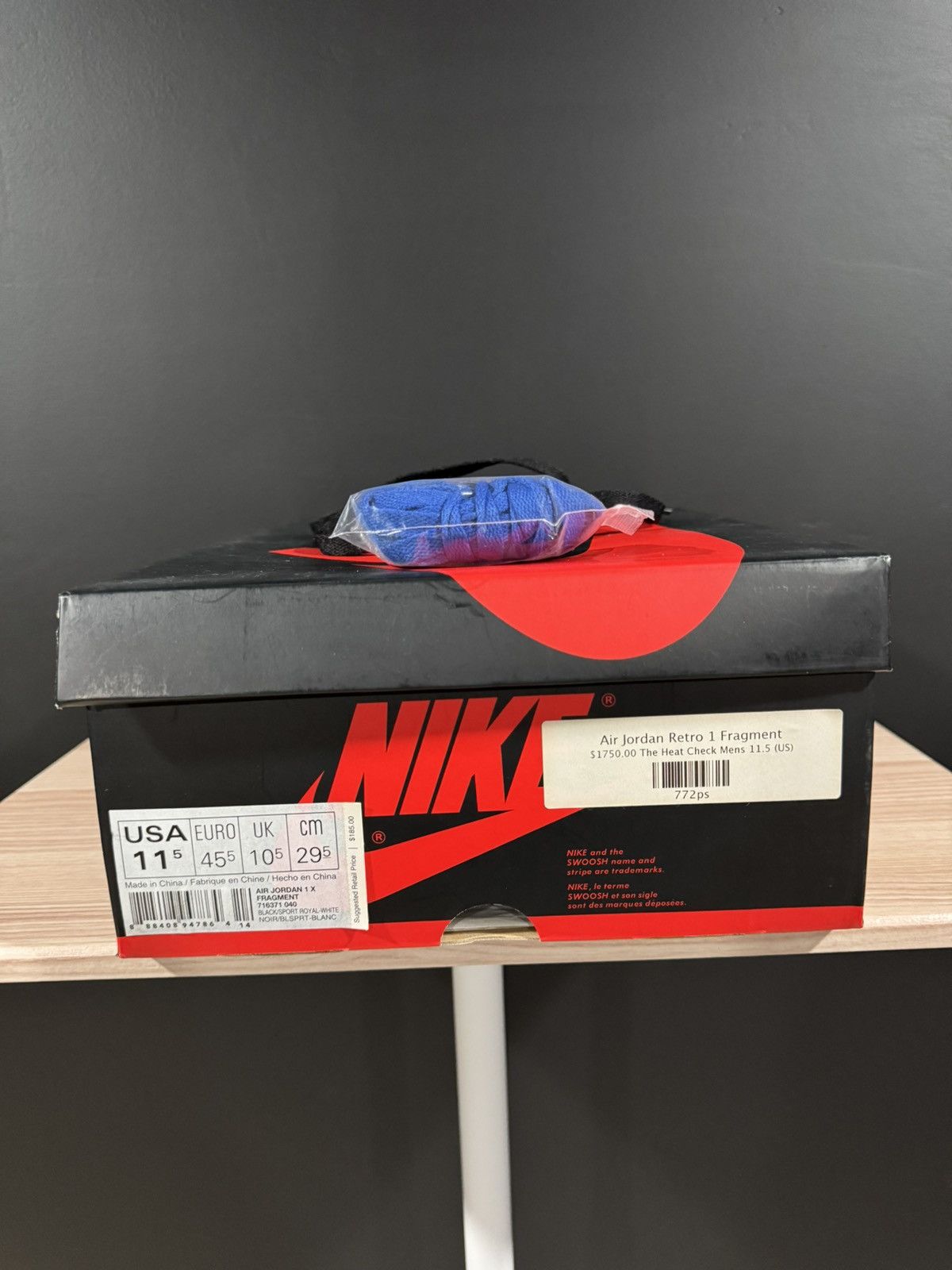 Fragment Design 2014 Air Jordan 1 Fragment Sneakers 11.5 With Custom Midsole Size US 11.5 / EU 44-45 - 9 Thumbnail