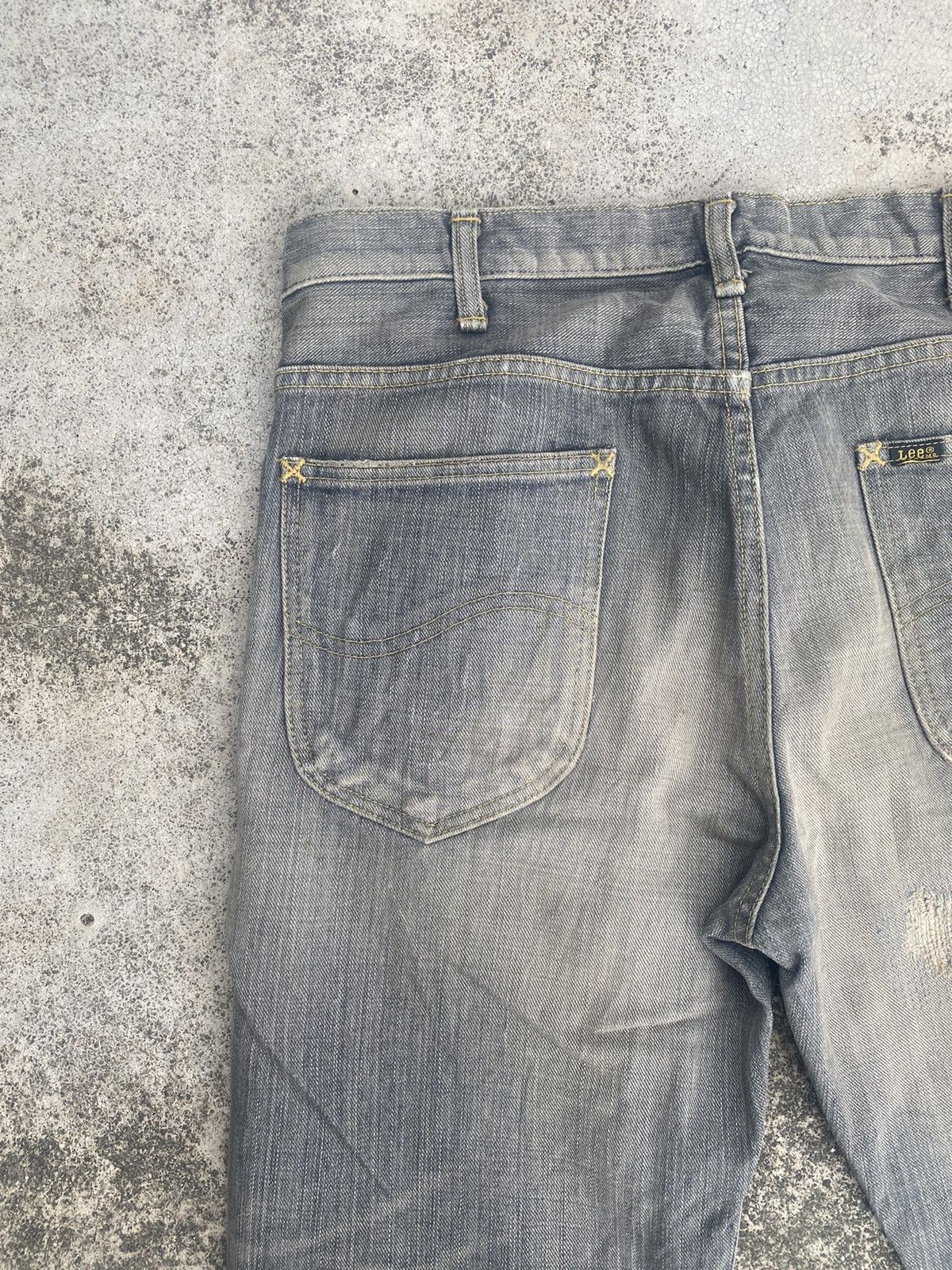 If Six Was Nine × Lee Flare Jeans Lee Distress Patchwork Clawmark Mud Bootcut Size US 32 / EU 48 - 20 Thumbnail