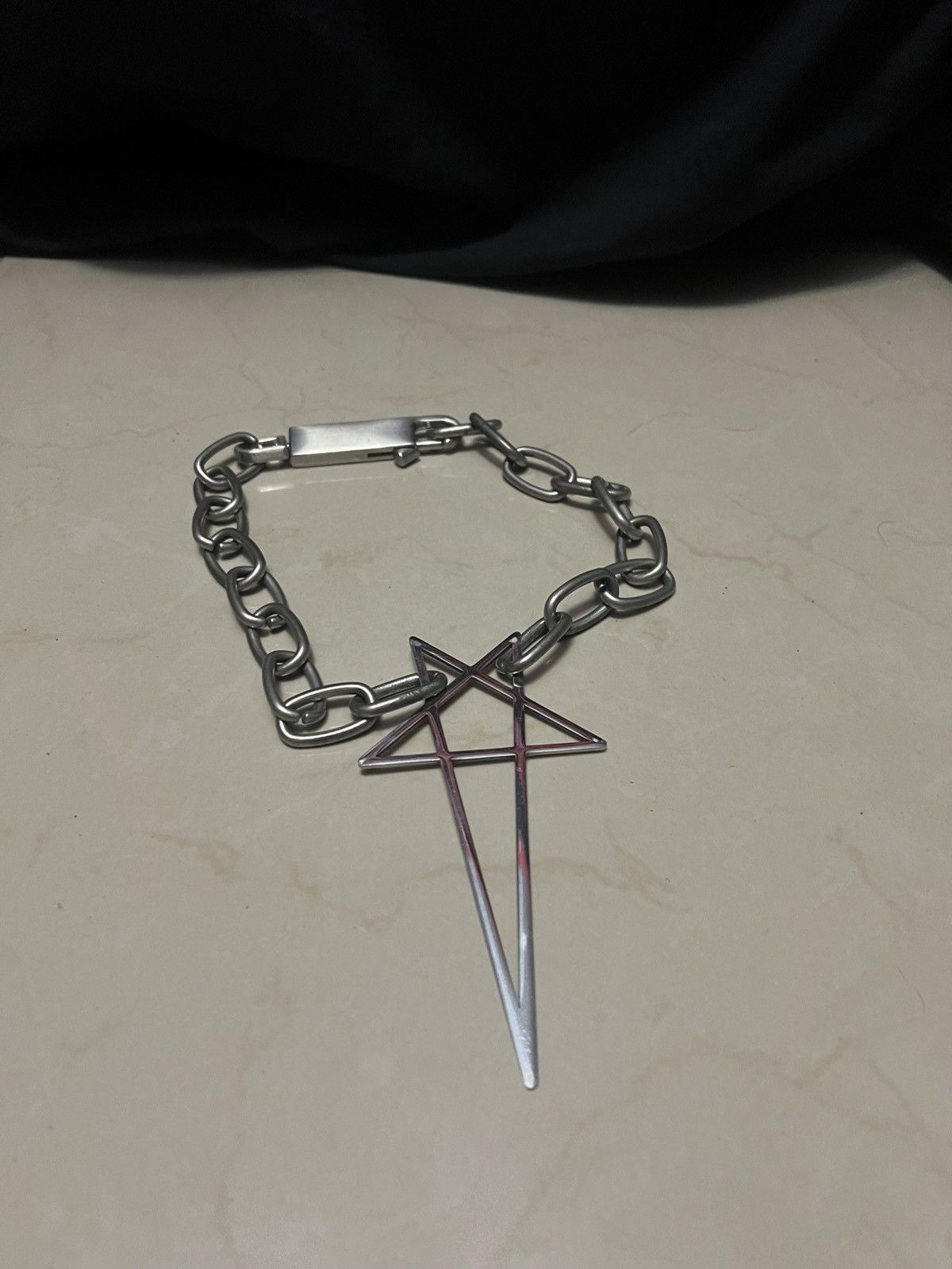 Rick Owens Rick Owen’s Pentagram Chain Size ONE SIZE - 4 Thumbnail