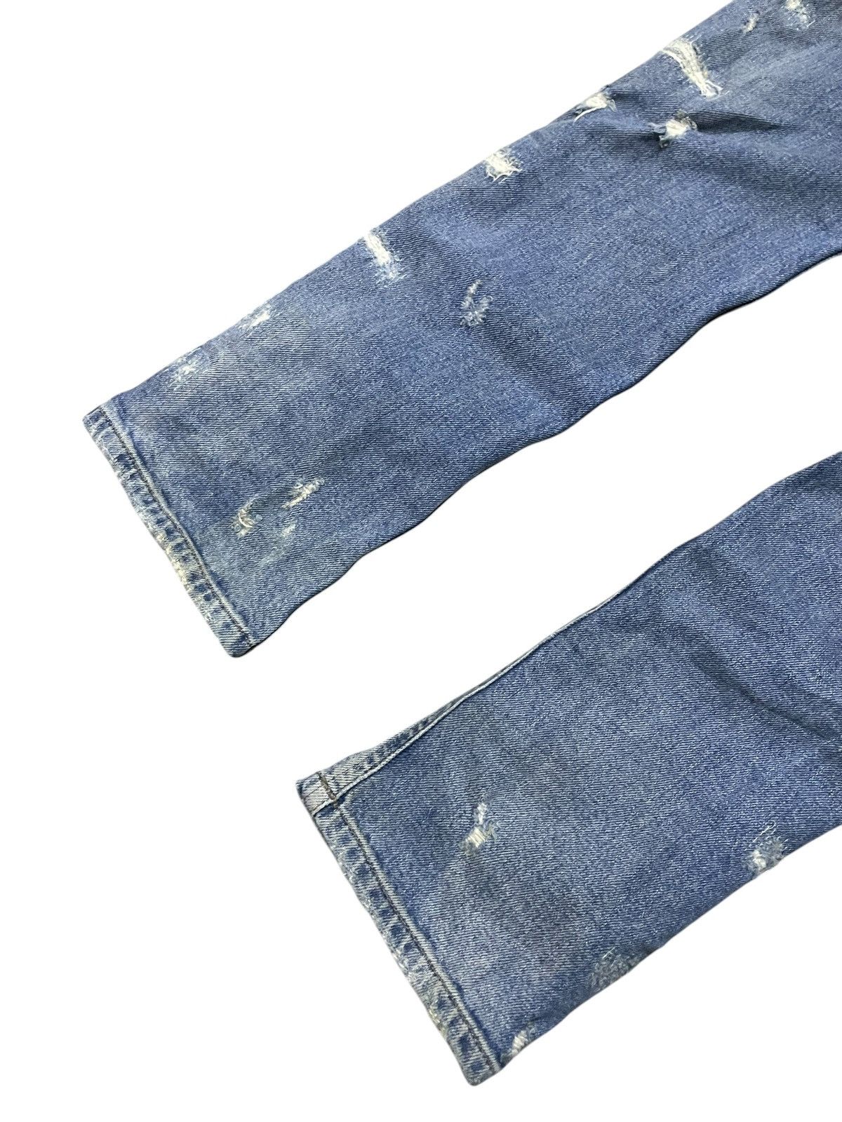 Diesel × Diesel Black Gold Diesel Black Gold Stacked Distressed Heavy Stitched Jeans Size US 34 / EU 50 - 14 Thumbnail