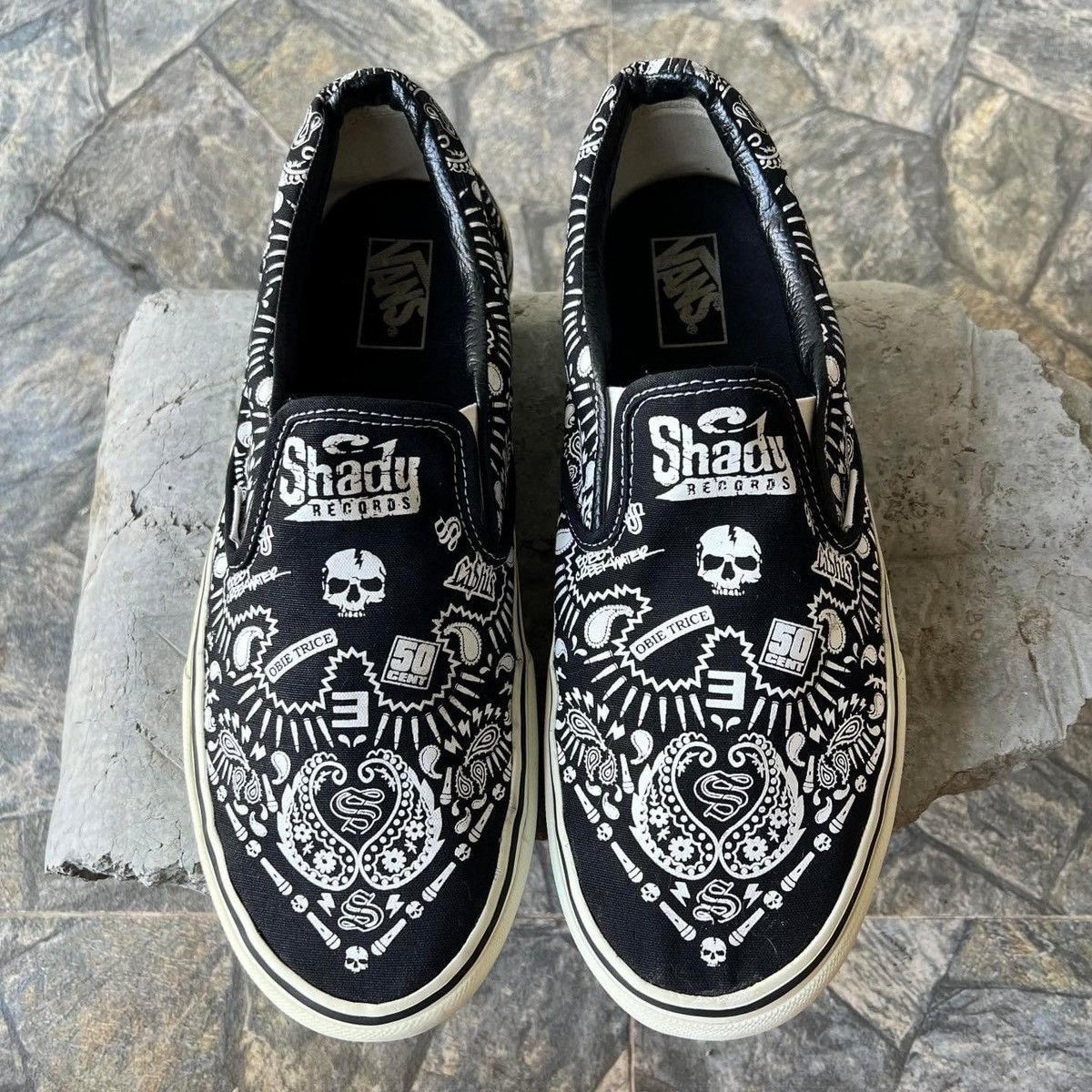 Vans Slip On Eminam Sample 50 cent obie trice Shady Records