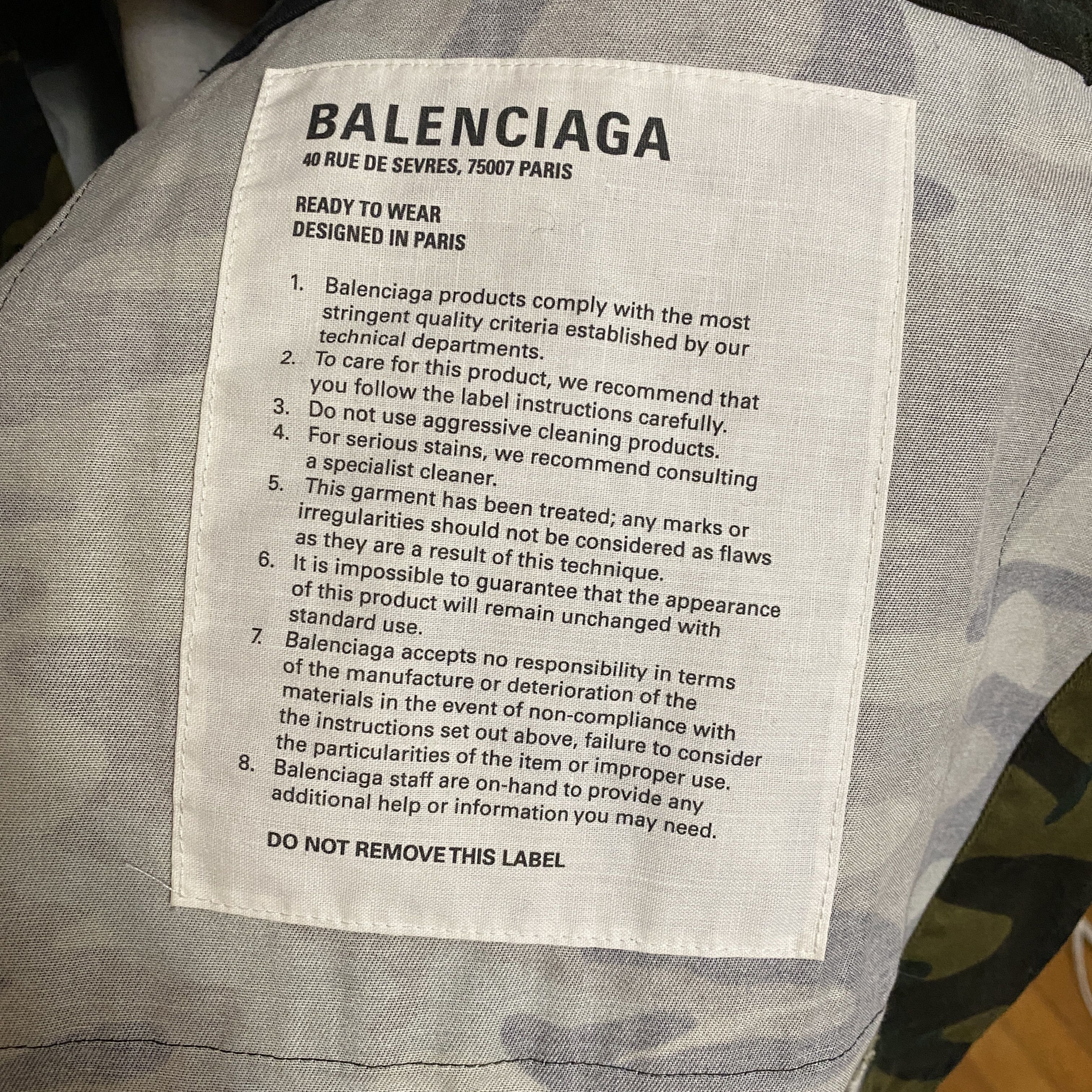Balenciaga Balenciaga Camo Super Distressed Oversized Jacket Shirt Size US M / EU 48-50 / 2 - 14 Thumbnail
