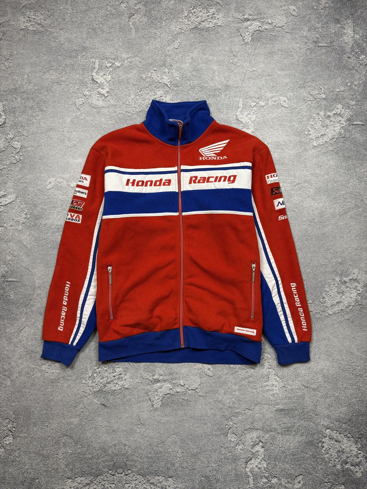 Honda Crazy Honda Racing Fleece Zip Jacket Size US M / EU 48-50 / 2 - 2 Thumbnail