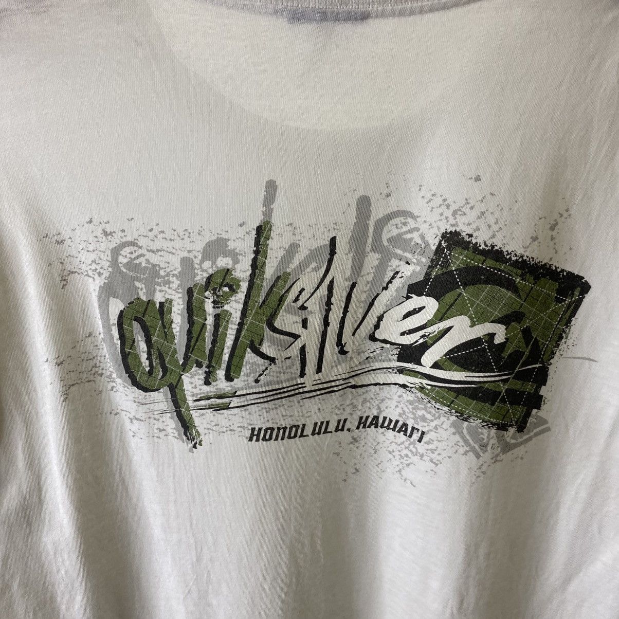 Quiksilver Vintage Y2K Quiksilver Honolulu Hawaii Surf Style T Shirt Size US L / EU 52-54 / 3 - 2 Thumbnail
