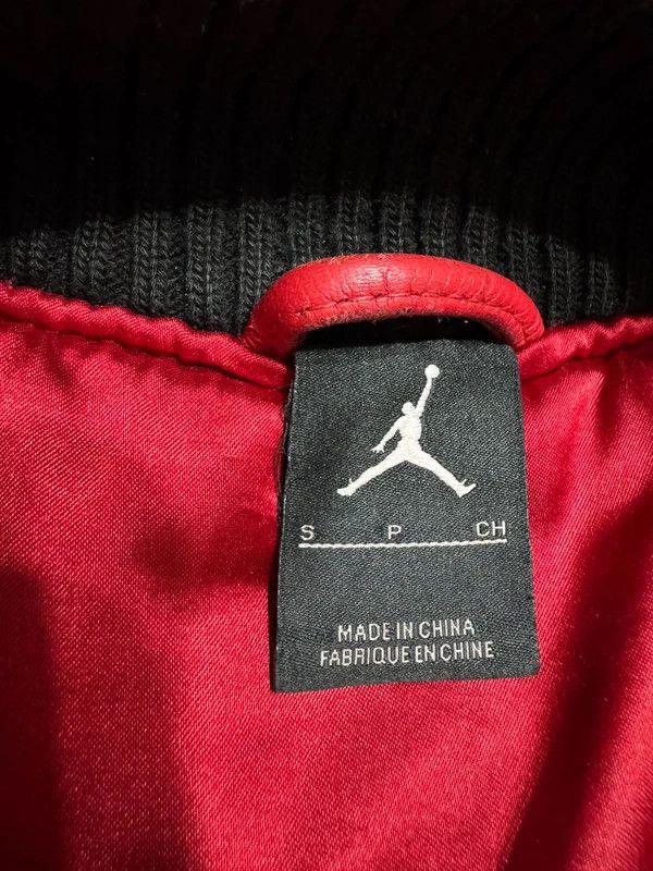 Jordan Brand Jordan Varsity Bomber Leather Jacket Letterman Wool 2010 S Size US S / EU 44-46 / 1 - 14 Thumbnail