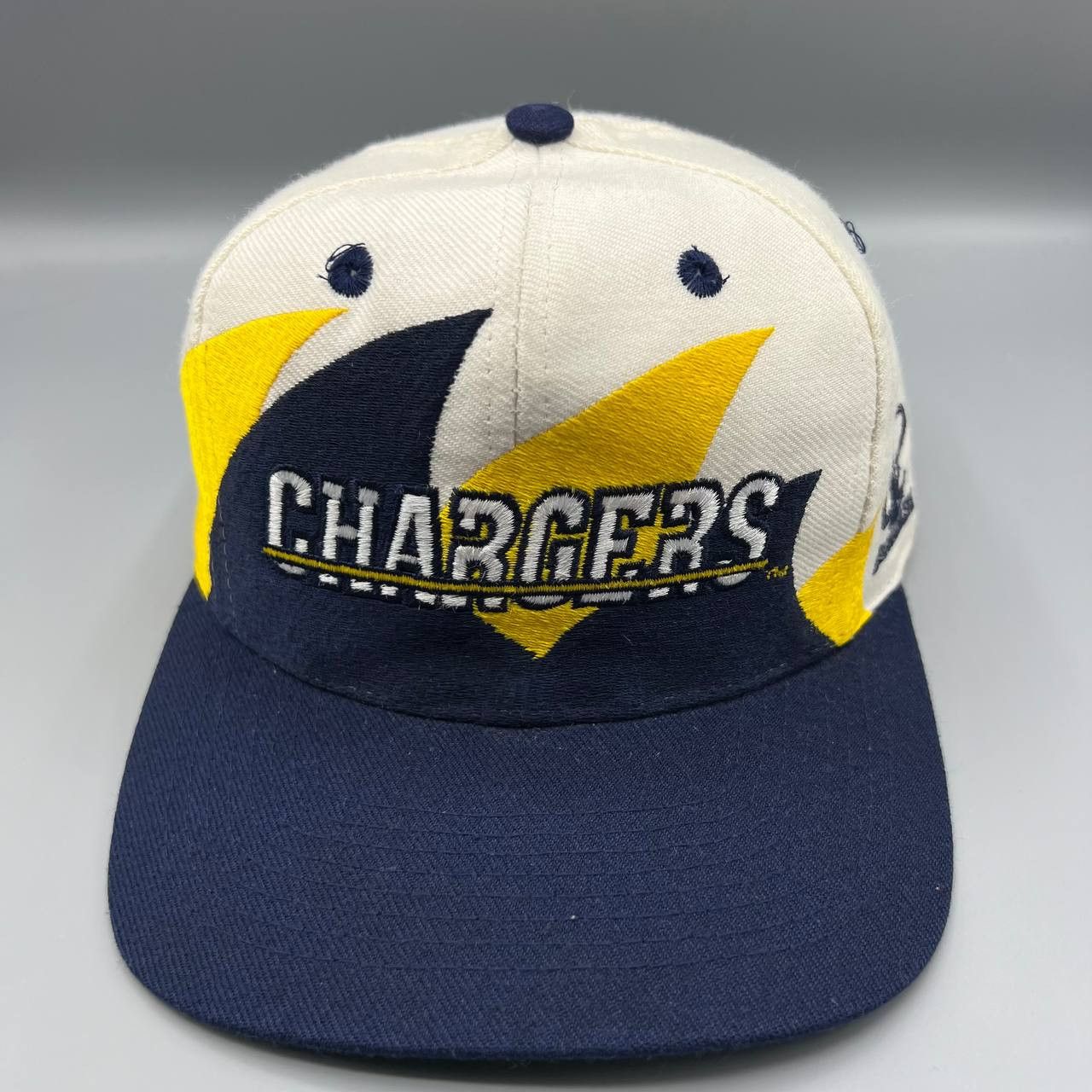 Los Angeles Chargers Hat Double Sharkstooth Snap Back Cap