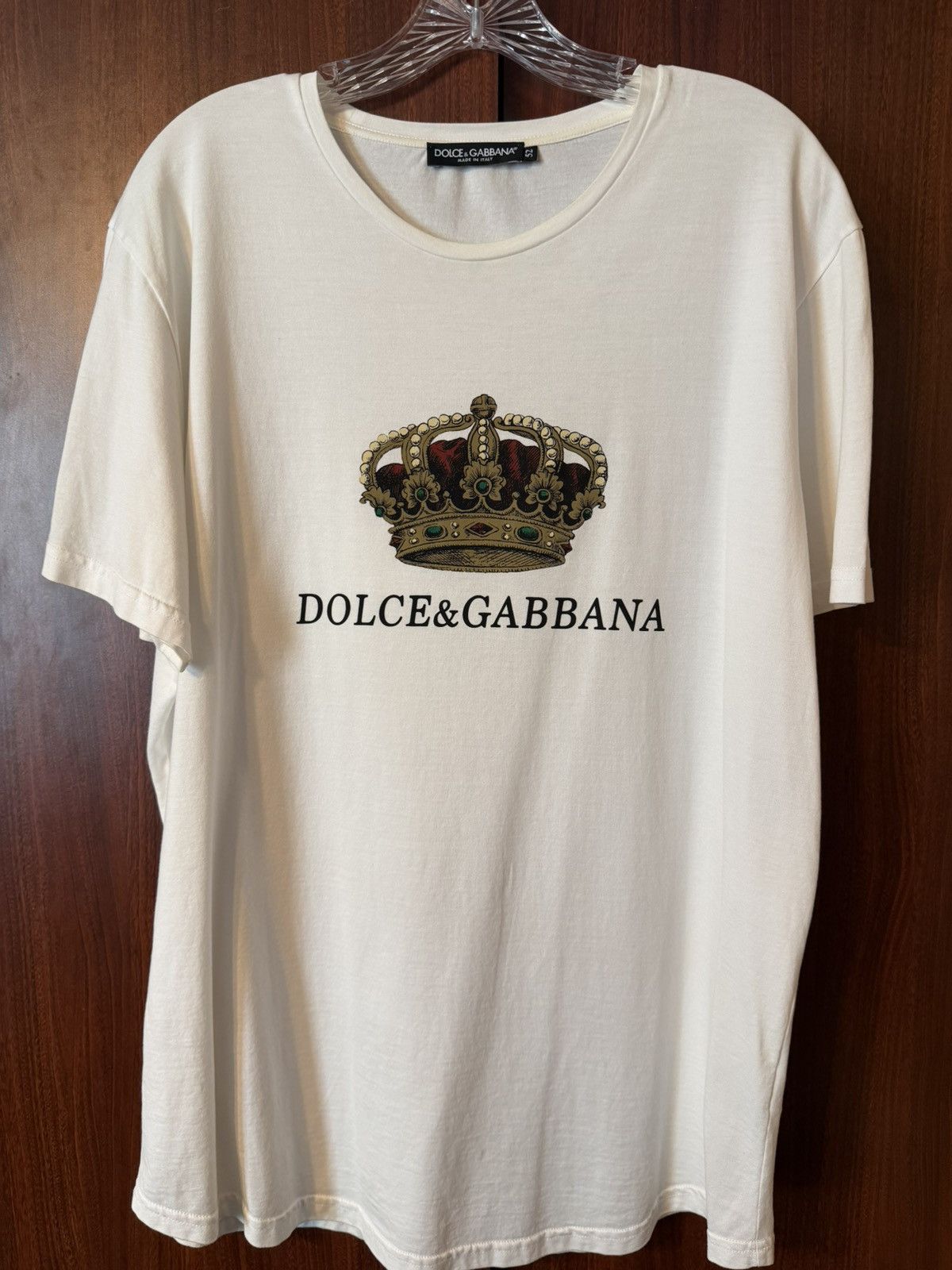 Dolce & Gabbana Dolce & Gabbana Crown T-Shirt Size US L / EU 52-54 / 3 - 1 Thumbnail