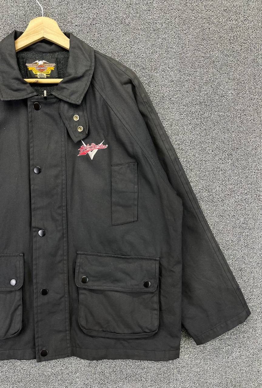 Harley Davidson Vintage Harley Davidson Black Moto Racing Jacket Size US L / EU 52-54 / 3 - 4 Thumbnail