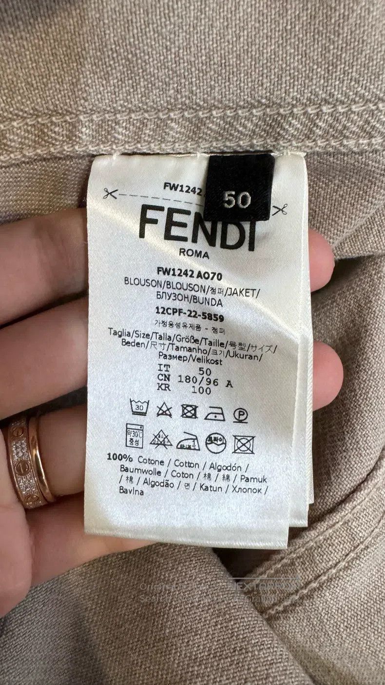 Fendi Fendi Casual Solid Color Jacket Blazer - Light Brown Size US M / EU 48-50 / 2 - 5 Thumbnail