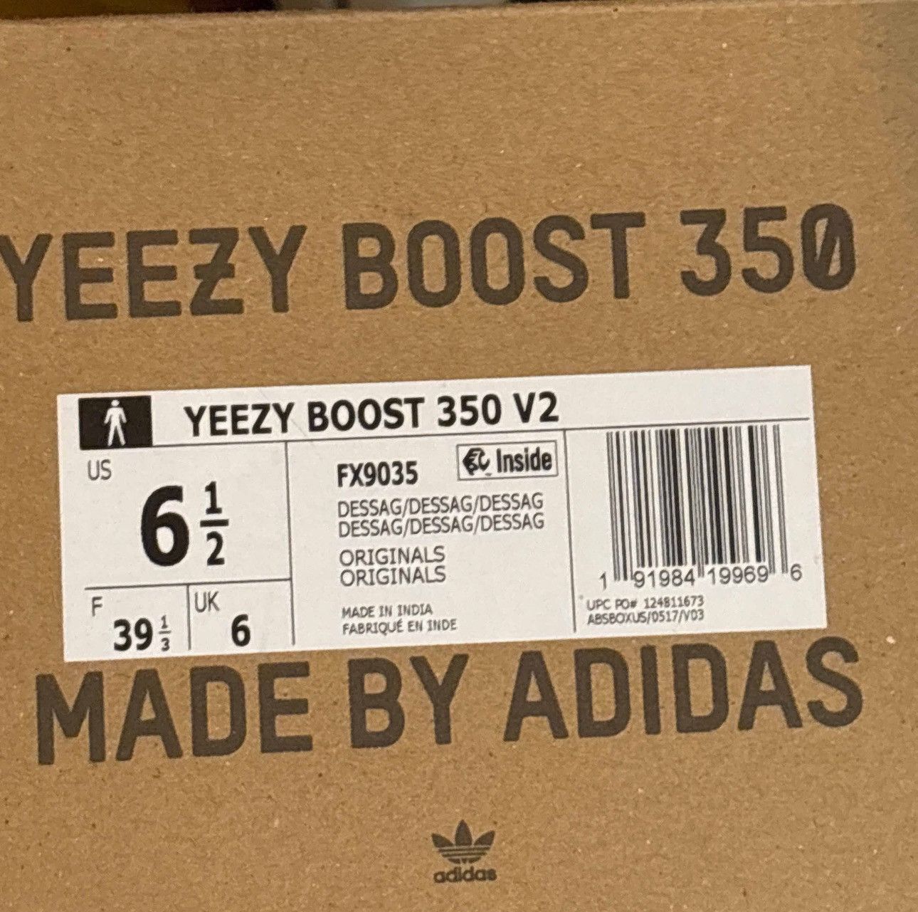 Adidas × Kanye West yeezy 350 V2 desert sage Size US 6.5 / EU 39-40 - 7 Thumbnail