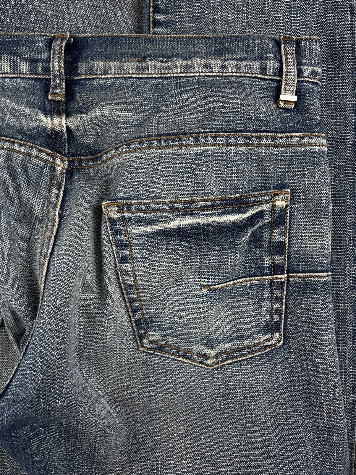 Dior × Hedi Slimane SS07 Dior Homme Hedi Slimane Sky Faded Jake Denim Jeans Size US 29 - 6 Thumbnail