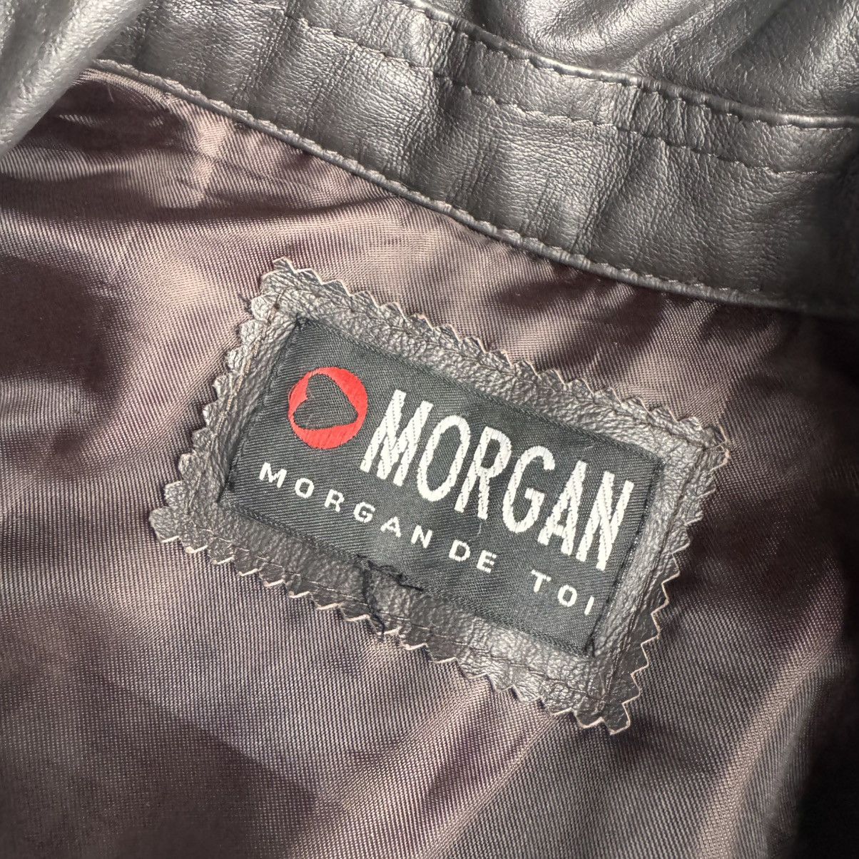 If Six Was Nine Morgan De Toi Leather Fur Jacket Rare Retro Avant Garde Size US S / EU 44-46 / 1 - 10 Thumbnail