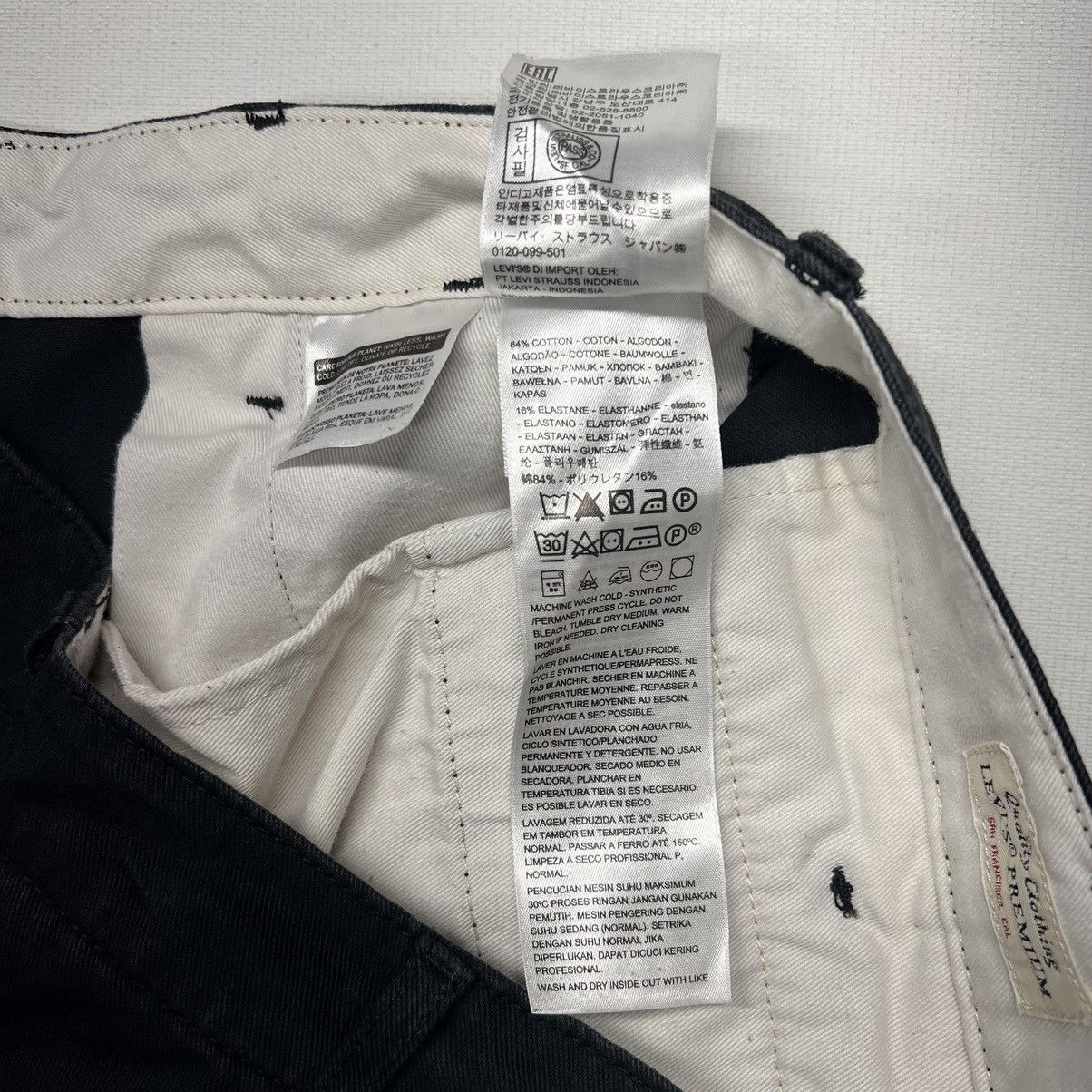 Levi's Levis Premium Cargo Pants Black Pocket Tactical Utility Y2K Size US 30 / EU 46 - 9 Thumbnail