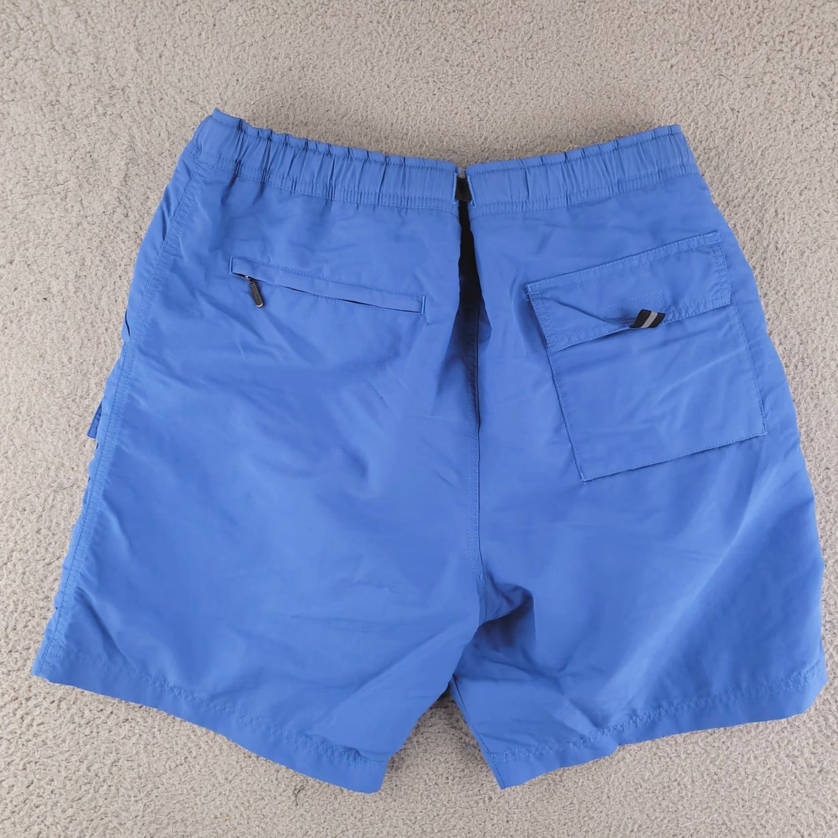 Eddie Bauer Eddie Bauer Shorts Mens Medium Blue Cargo Nylon W/Liner Hybrid Above Knee Swim Size US 31 - 6 Thumbnail