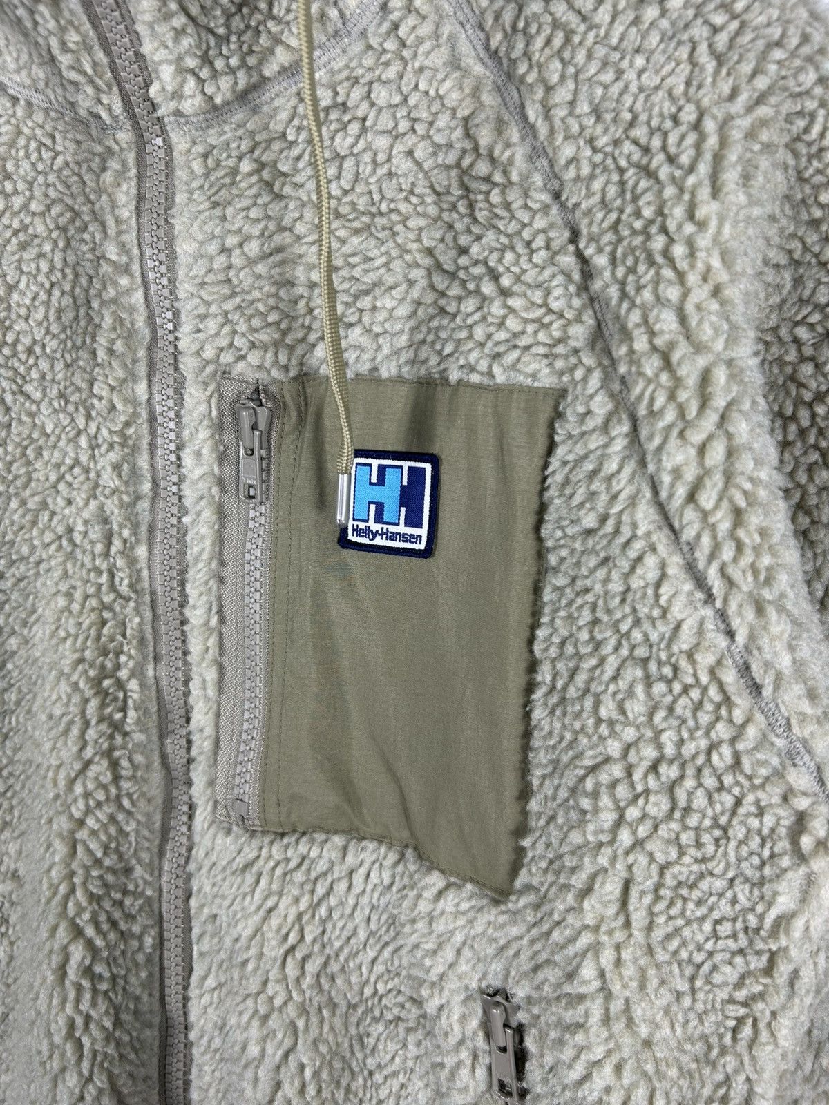 Helly Hansen × Vintage ⚡️Vintage Helly Hansen Deep Pile Fleece Hooded Sweater Size US M / EU 48-50 / 2 - 5 Thumbnail