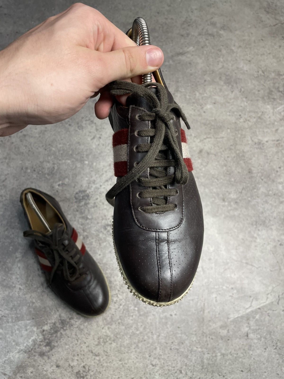 Bally Bally Leather Brown sneakers size EU38 Size US 8 / IT 38 - 8 Thumbnail