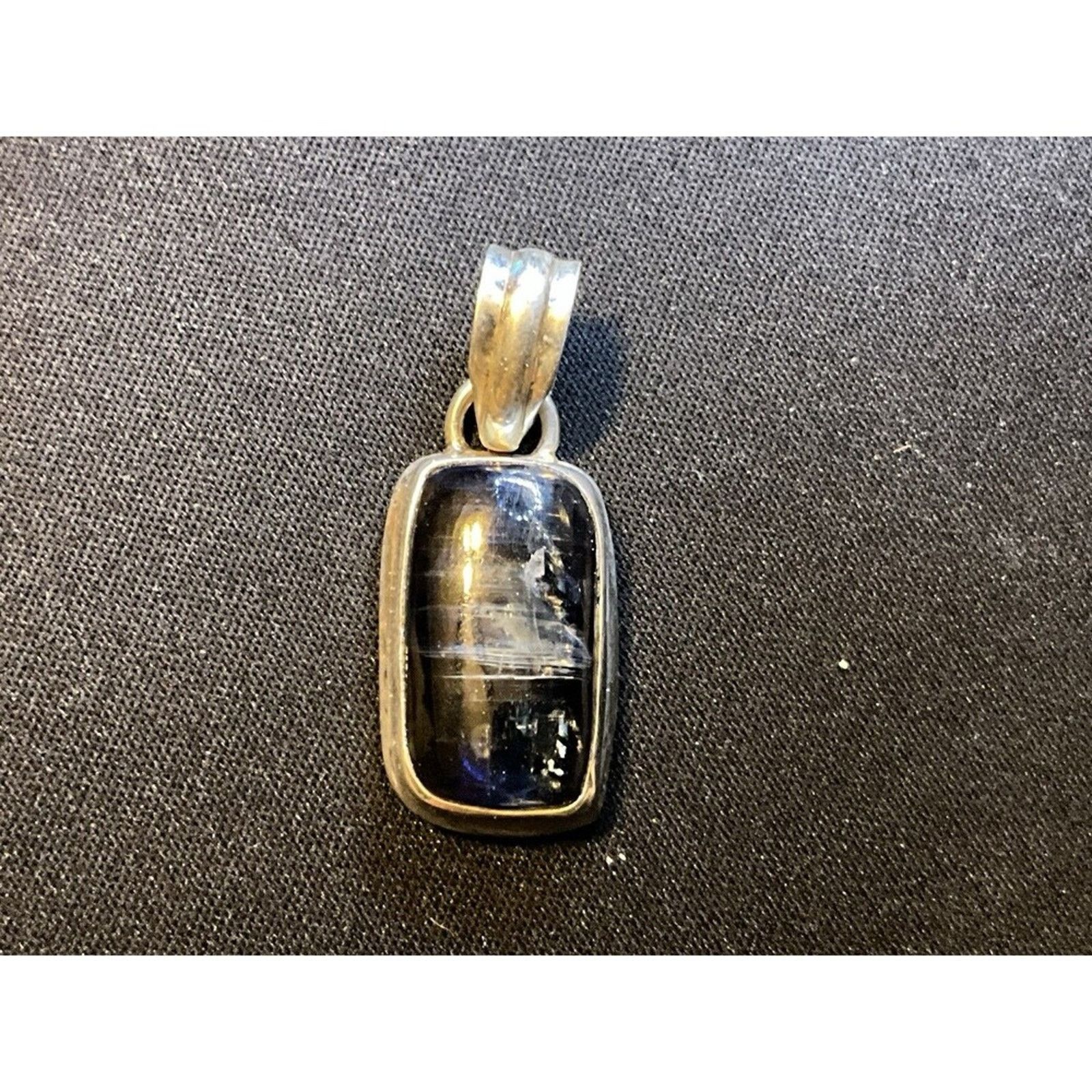 Other 925 Sterling Silver Pendant Labradorite Gemstone. Large Bail Size ONE SIZE - 2 Thumbnail