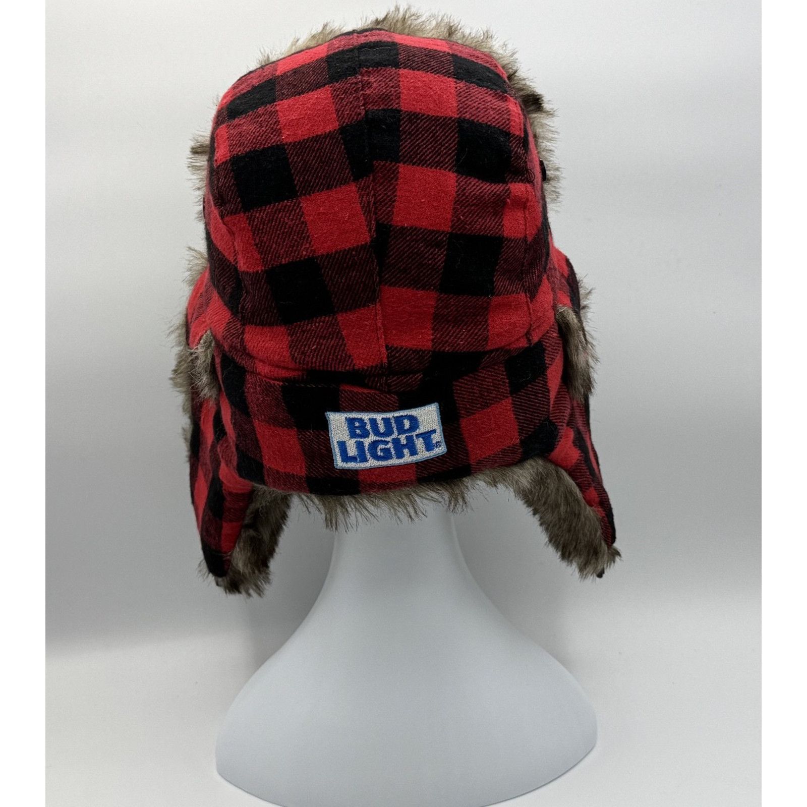 Other Chicago Blackhawks Bud light Game Giveaway Trapper Hat, Red Size ONE SIZE - 3 Thumbnail