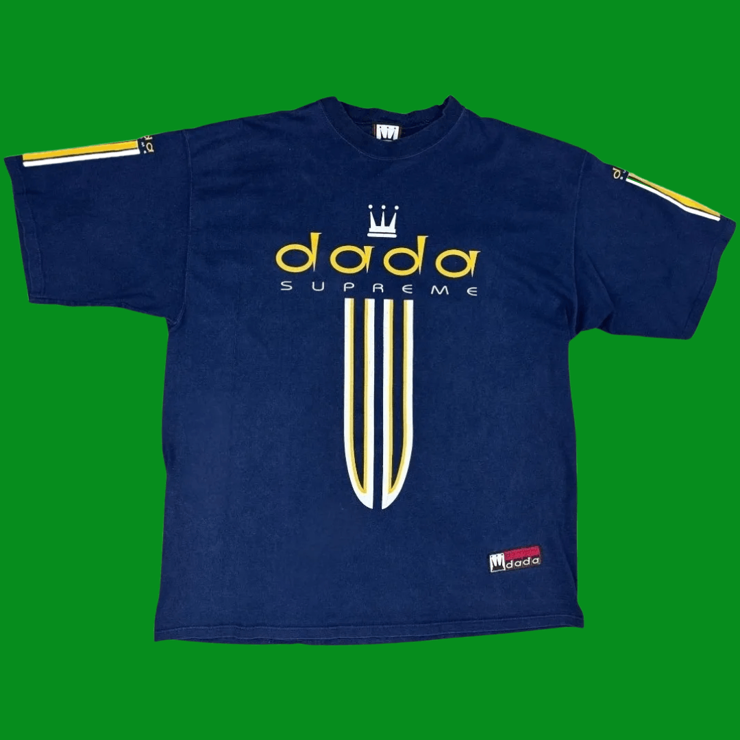 Other VTG Dada Supreme “Damant” Logo T-Shirt – Navy & Yellow Size US XXL / EU 58 / 5 - 1 Thumbnail