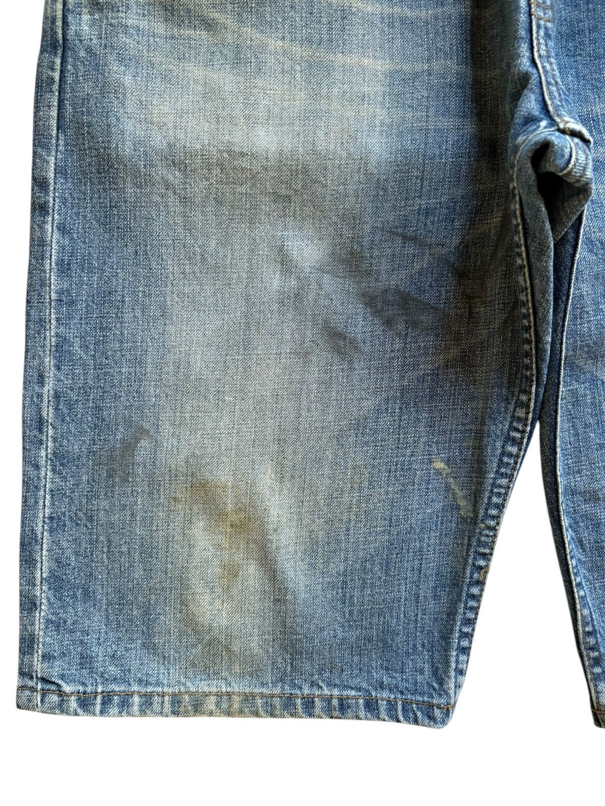 Levi's Vintage 90s Levis 534 Mud Wash Loose Jean Shorts Jorts Size US 34 / EU 50 - 8 Thumbnail