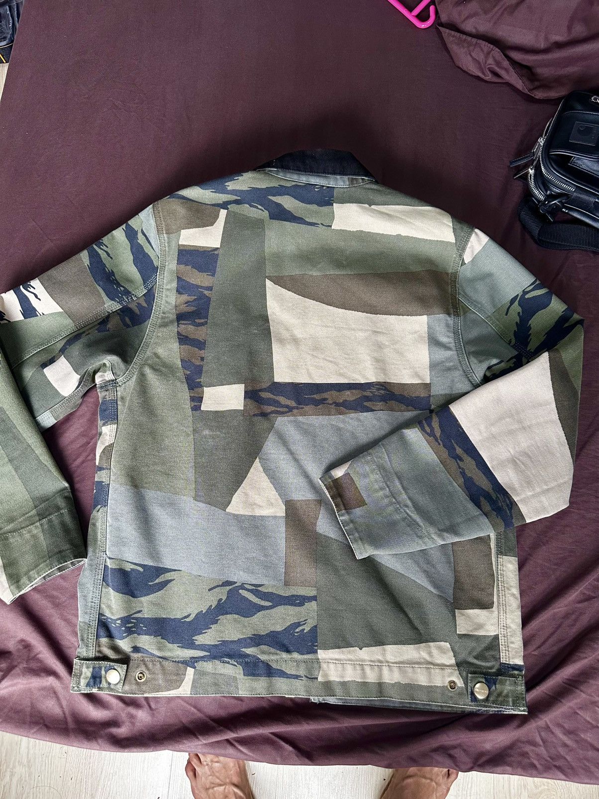 Carhartt × Carhartt Wip Carhartt WIP Detroit Camo Mend Black Stone Washed Size US S / EU 44-46 / 1 - 6 Thumbnail
