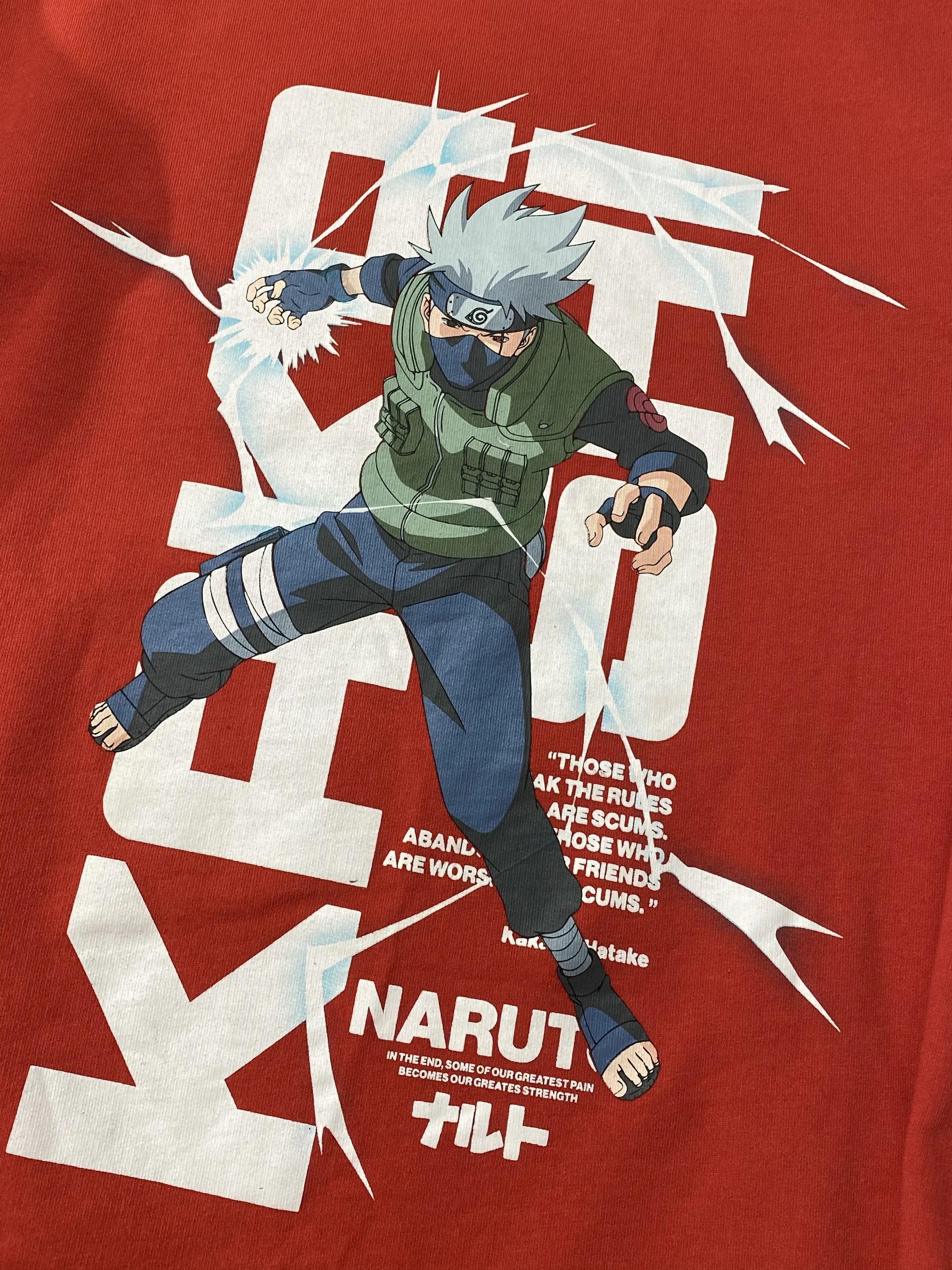 Anime Vintage Y2K Naruto BIG logo Long Sleeve Size US M / EU 48-50 / 2 - 4 Thumbnail
