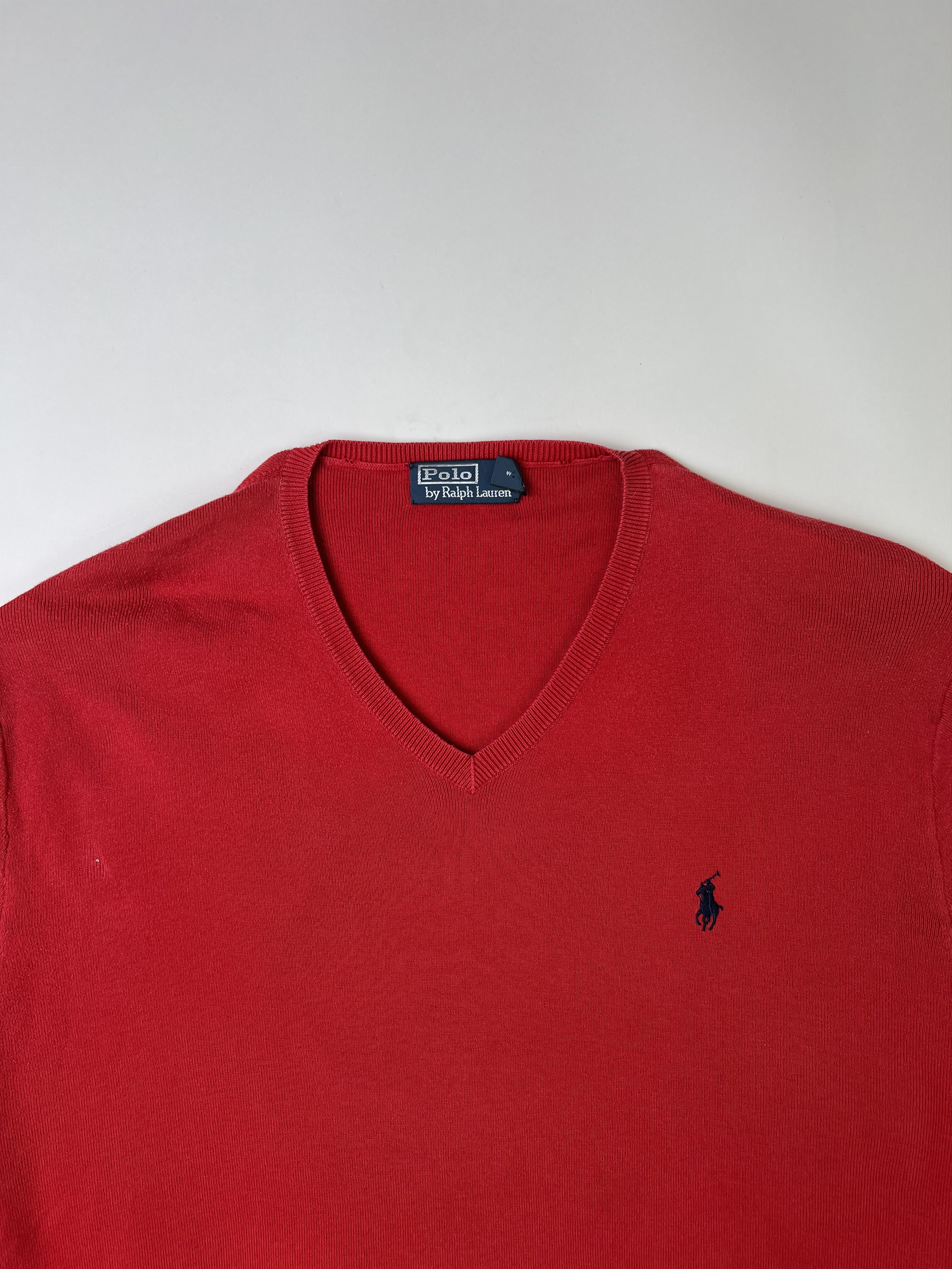 Polo Ralph Lauren Ralph Lauren Sweater Cotton Knit Red XL Size US XL / EU 56 / 4 - 2 Thumbnail