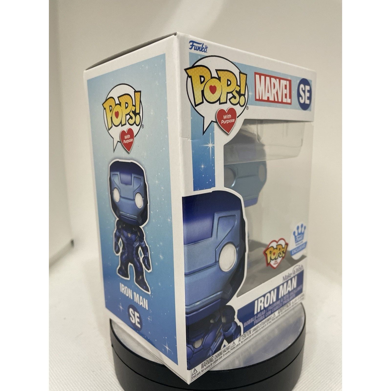 Marvel Comics Funko Pop! Iron Man Metallic - Funko Exclusive Make A Wish Size ONE SIZE - 7 Thumbnail