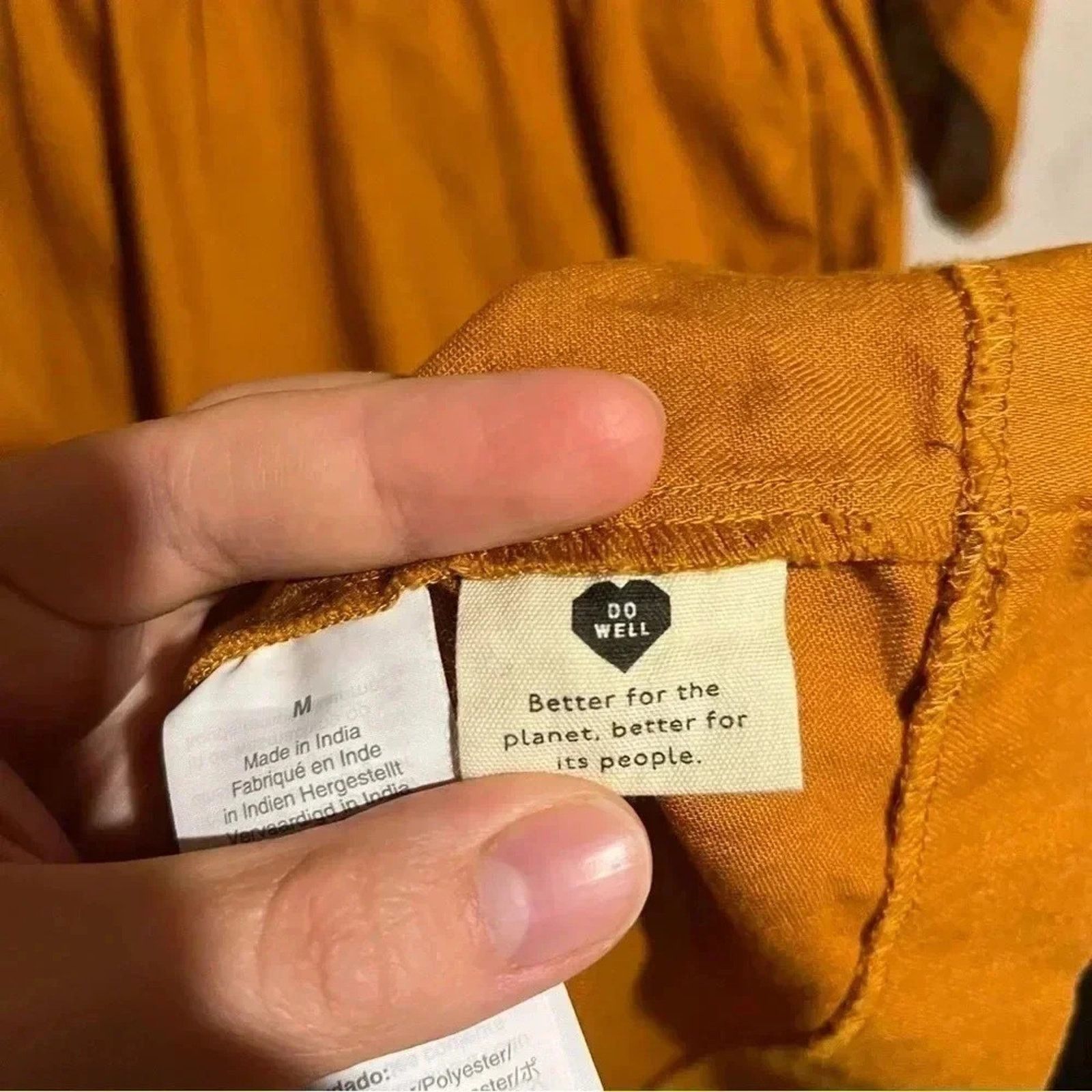 Madewell Madewell Linen Blend Embroidered Sleeve Dress Oversized Med Size M / US 6-8 / IT 42-44 - 11 Thumbnail