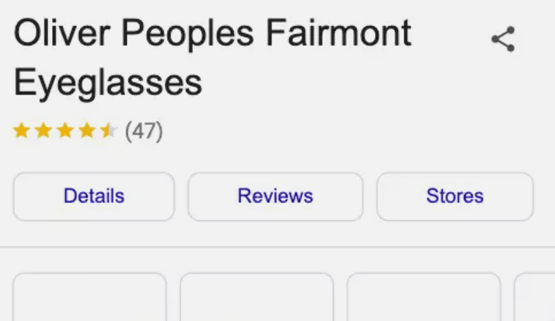 Oliver Peoples OLIVER PEOPLES Fairmont 47mm Optical Size ONE SIZE - 5 Thumbnail