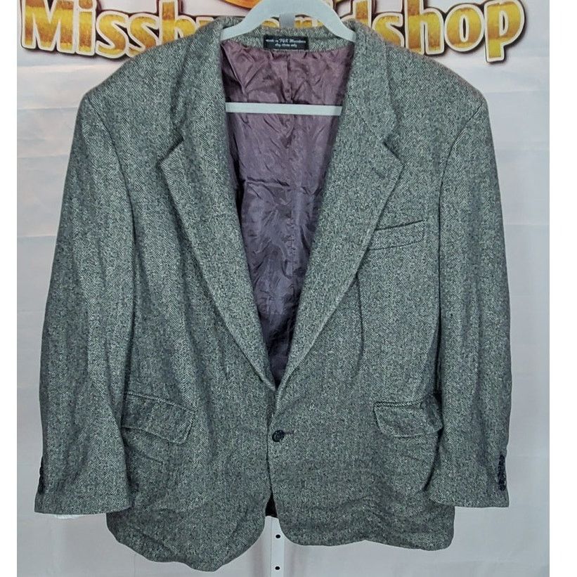 Other Gianfranco Ruffini Blazer Camel Hair Blend Grey Italy L-46 Size US L / EU 52-54 / 3 - 1 Thumbnail
