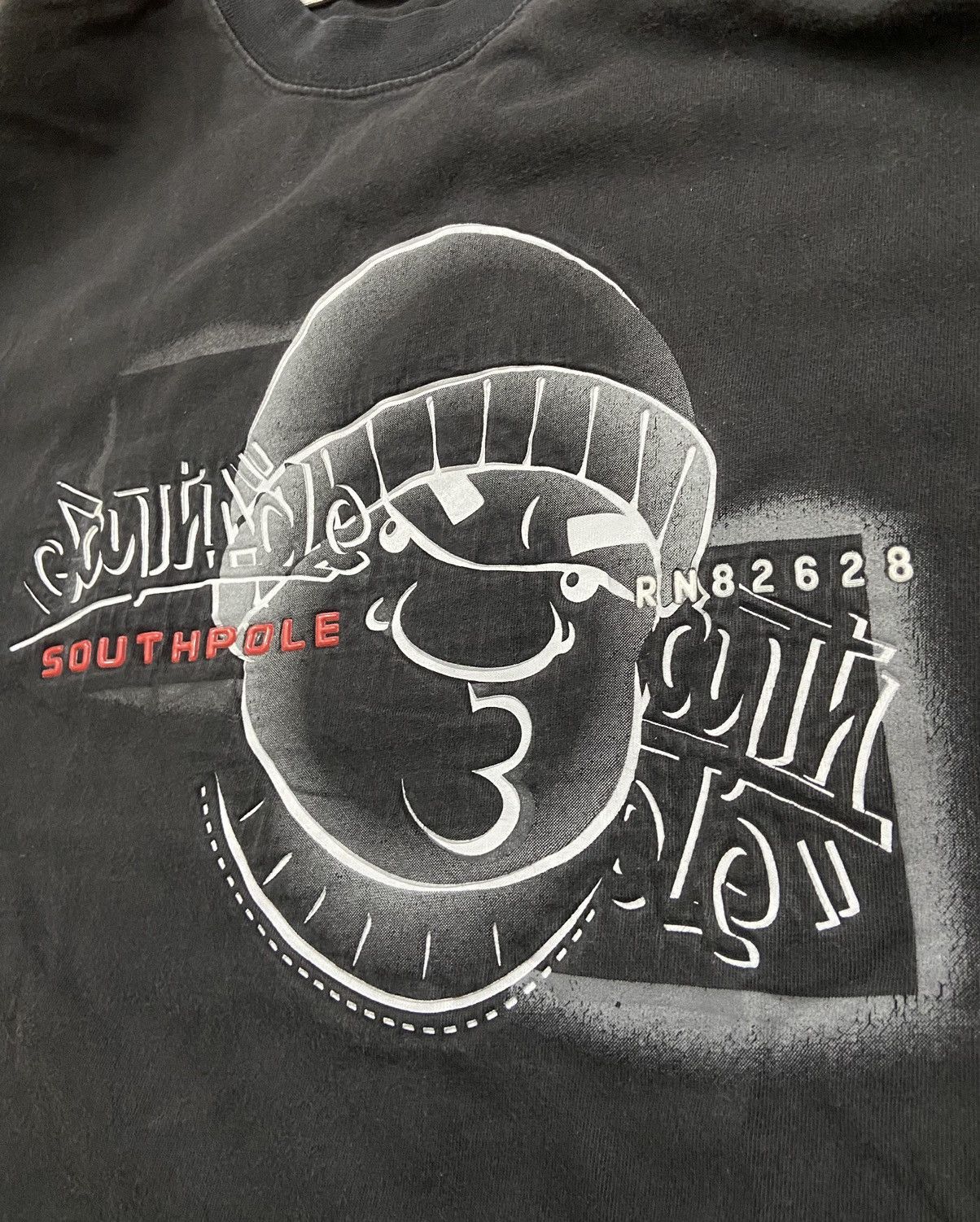 image of Jnco x Southpole Vintage Southpole 90's Oversize Tee in Black, Men's (Size XL)