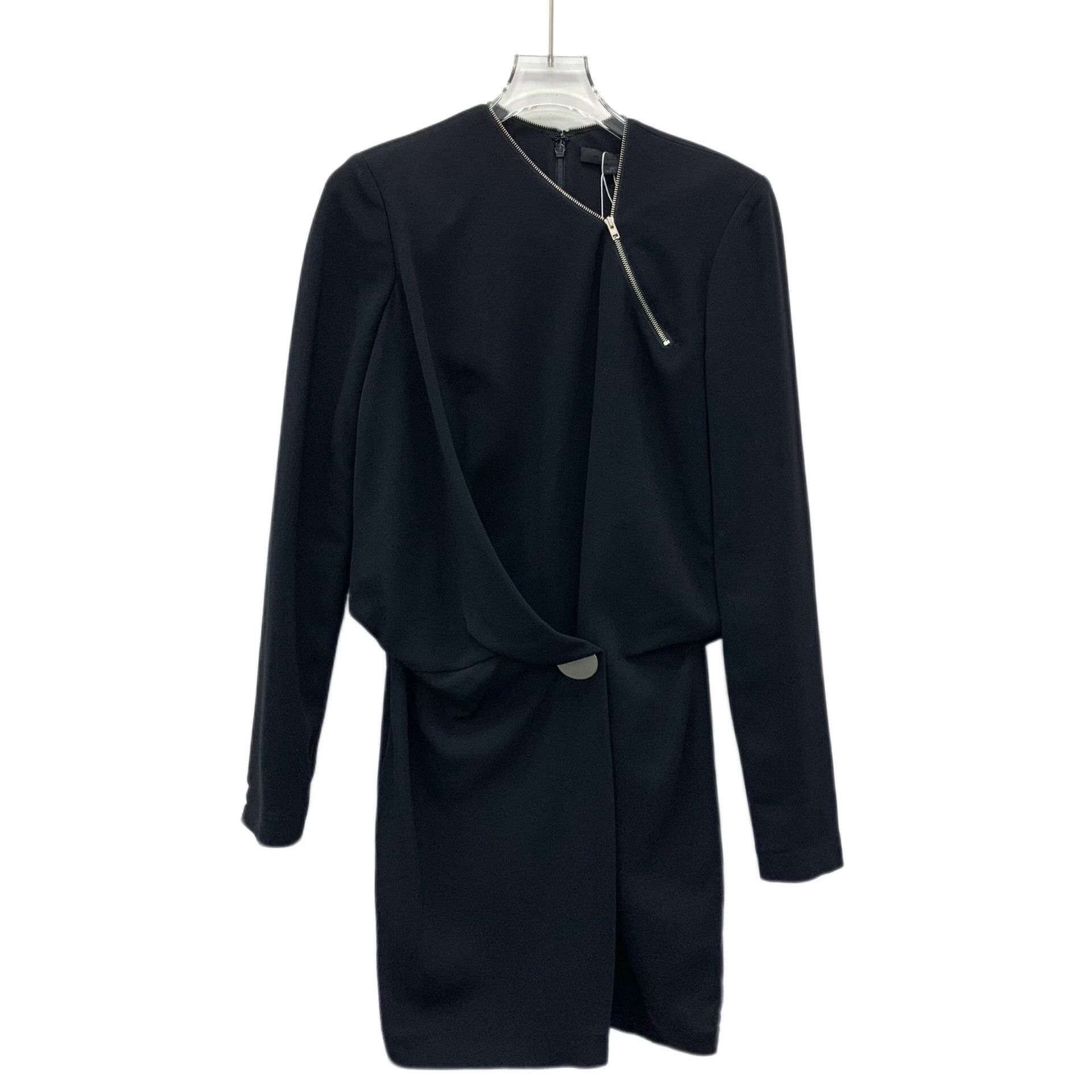 Alexander Wang Alexander Wang Black Zipper Long-Sleeve Dress Size XS / US 0-2 / IT 36-38 - 1 Thumbnail