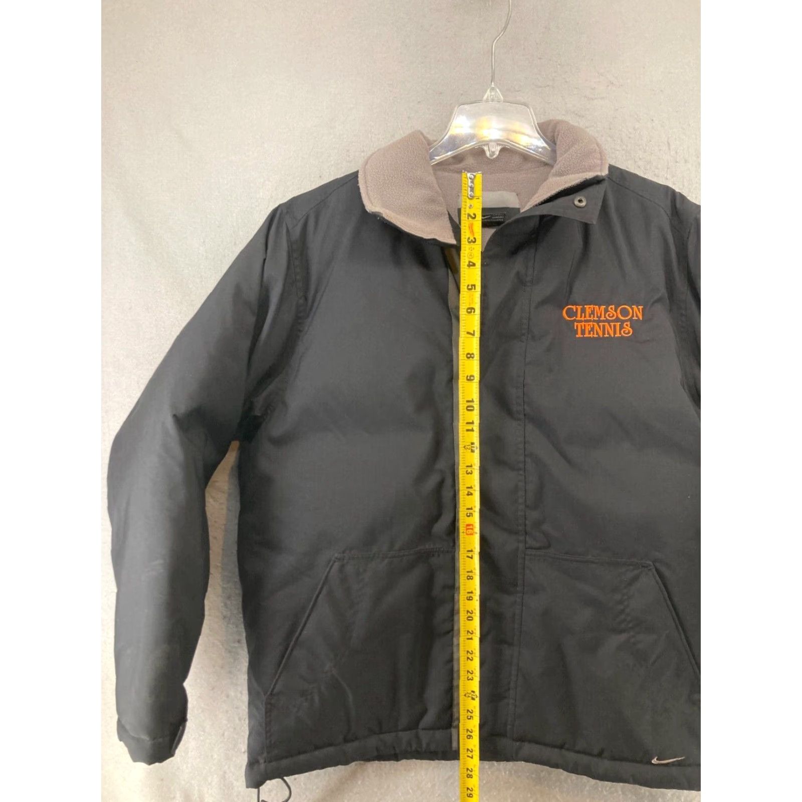 Nike Nike Mens Jacket Medium Black Fleece Lined Clemson Tennis Size US M / EU 48-50 / 2 - 3 Thumbnail