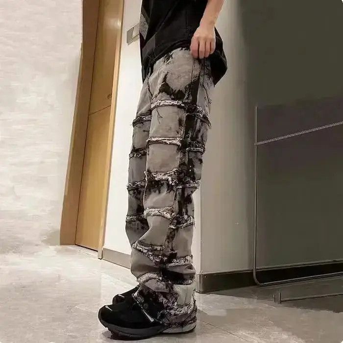 Japanese Brand Y2K Baggy Stacked Jeans Pants Size US 32 / EU 48 - 2 Thumbnail